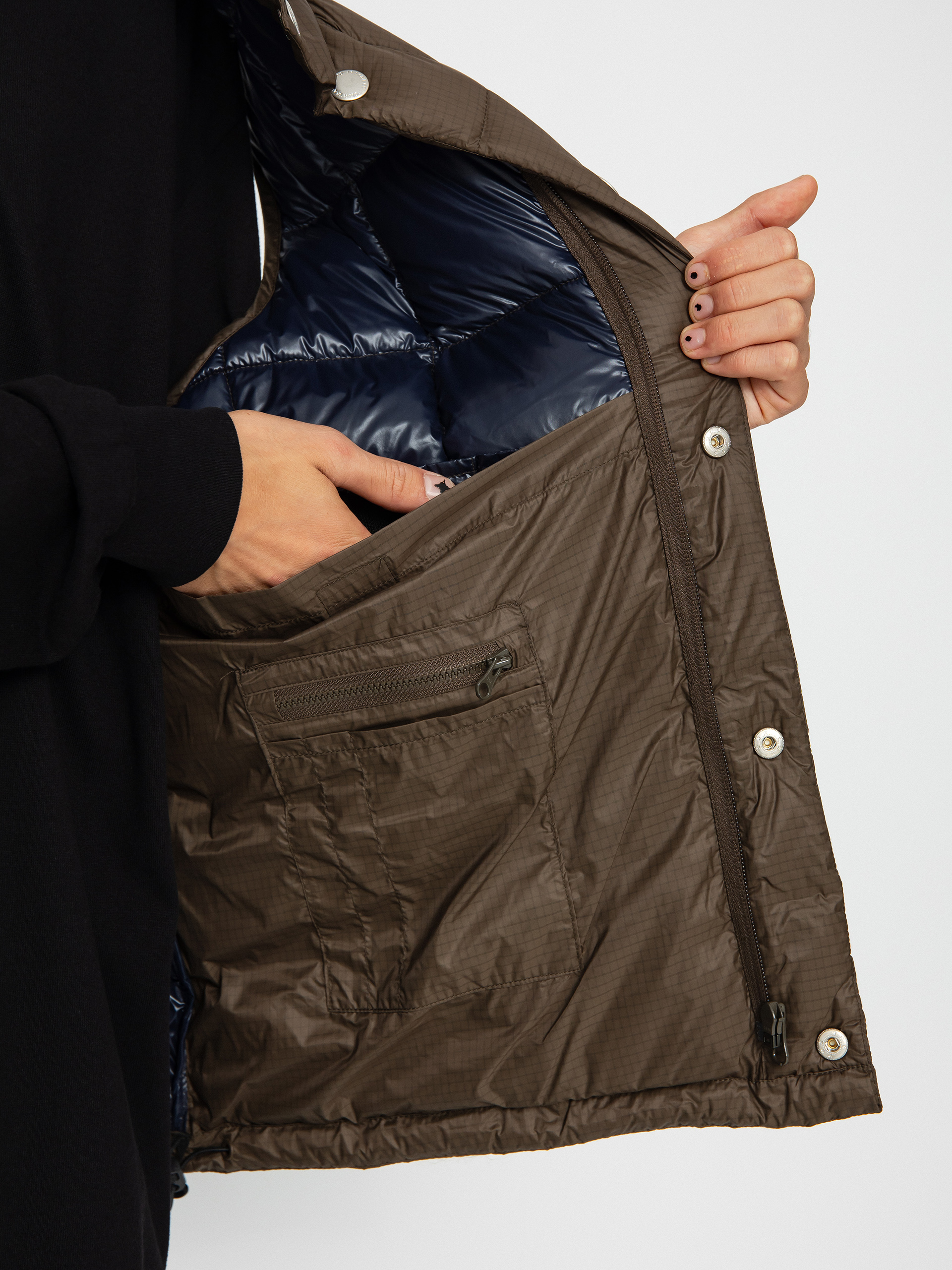 Polar Skate Lightweight Puffer Vest Weste (brown)