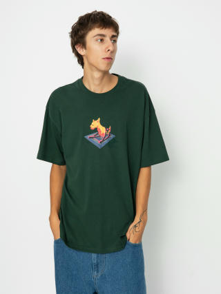 Polar Skate Dog T-shirt (dark green)