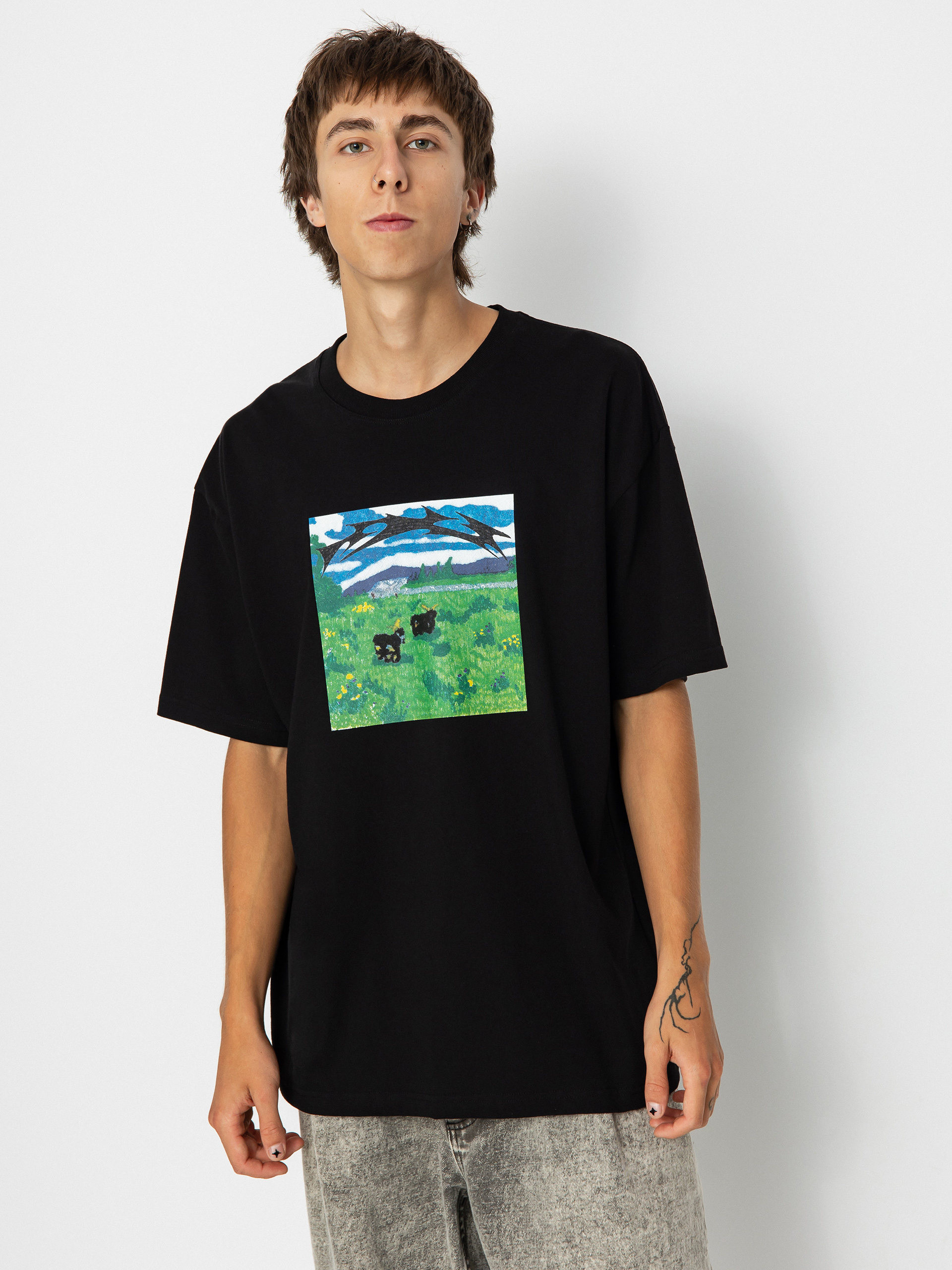 Polar Skate Meeeh T-shirt (black)