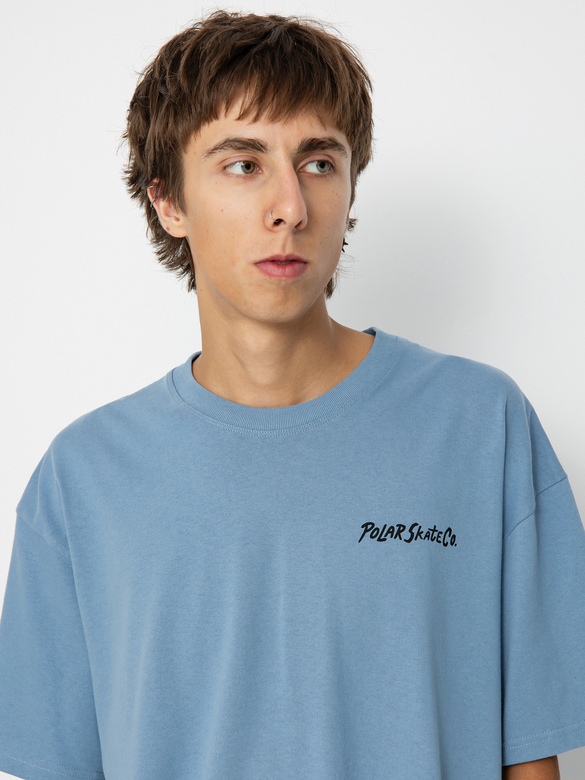 Polar Skate Yoga Trippin T-shirt (oxford blue)