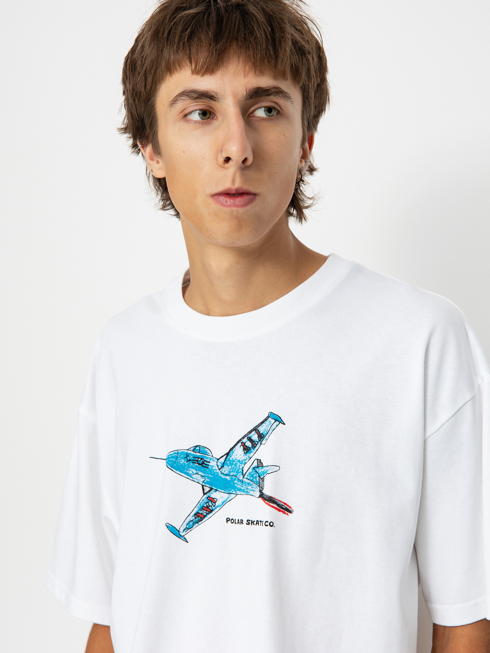 Polar Skate Panter Jet T-shirt (white)