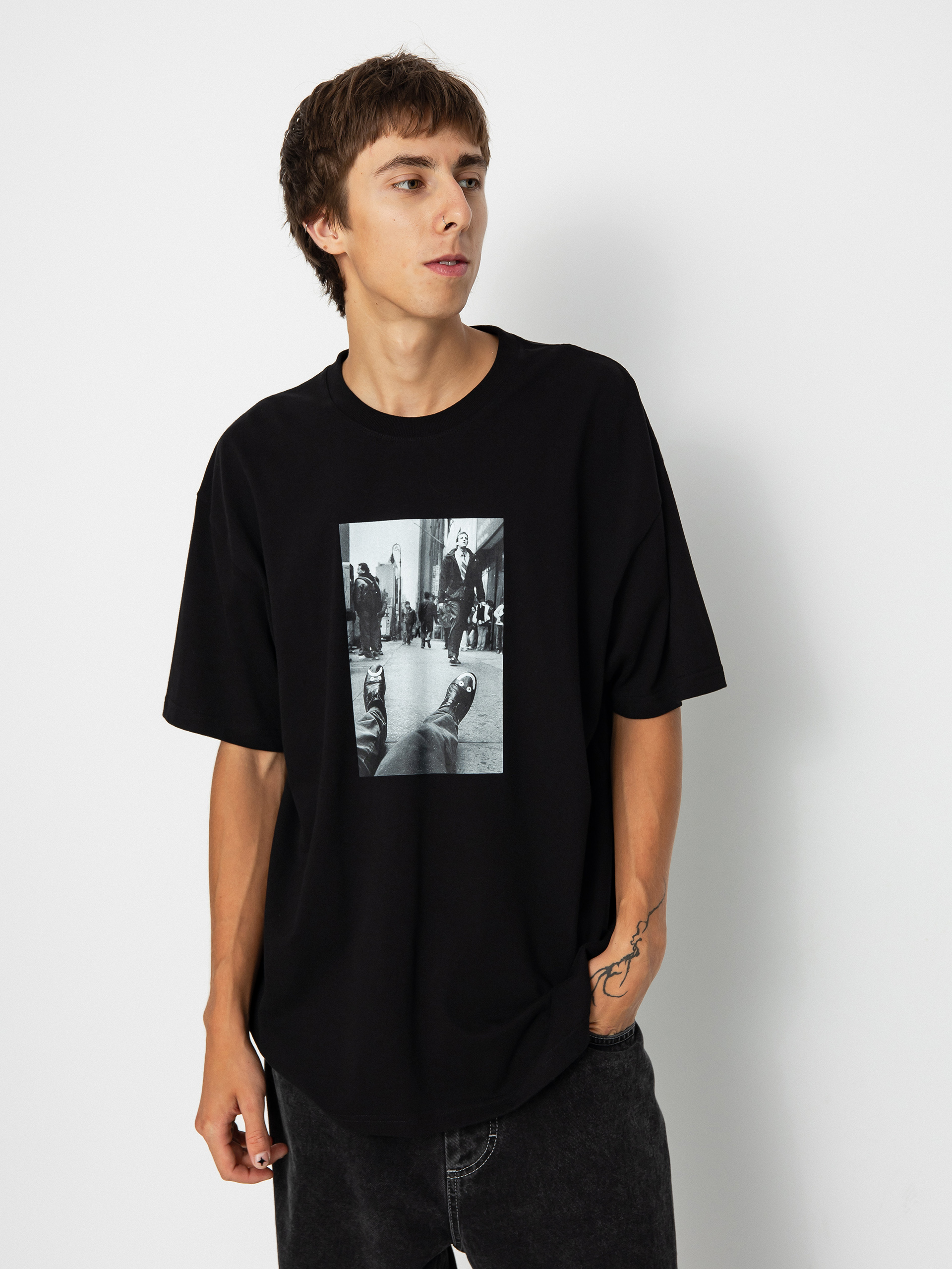 Polar Skate Happy Sad T-shirt (black)