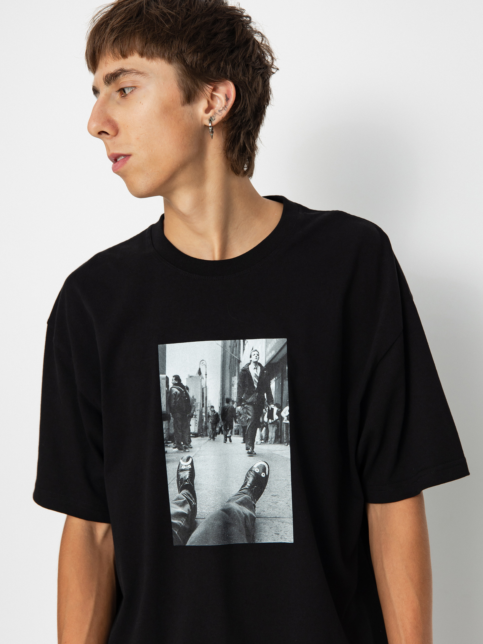 Polar Skate Happy Sad T-shirt (black)