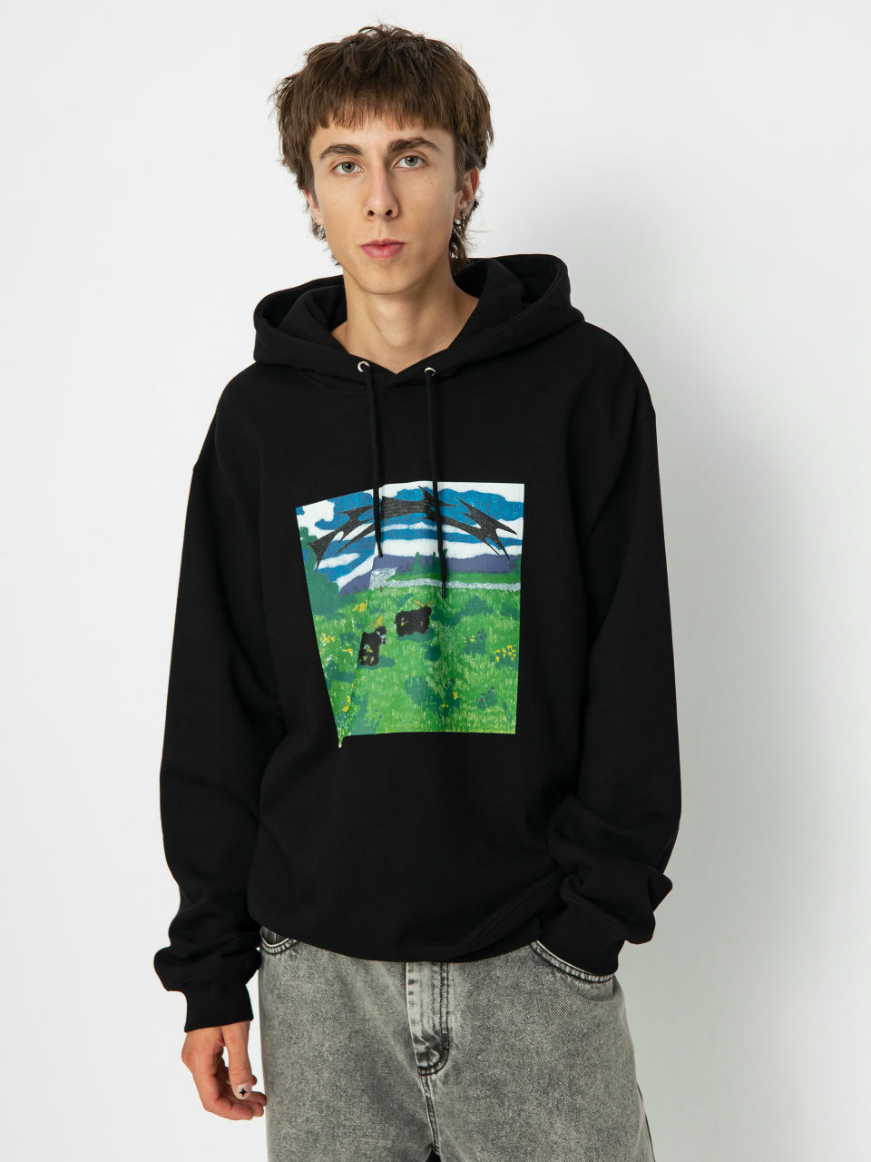 Polar Skate Dave Meeeh HD Hoodie (black)