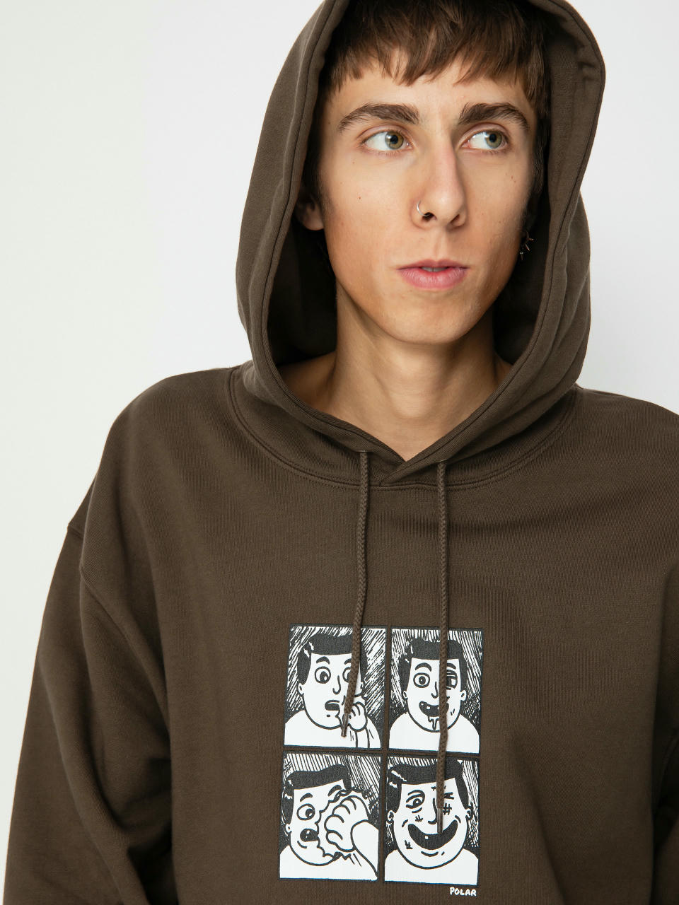 Polar Skate Dave Punch HD Hoodie (brown)