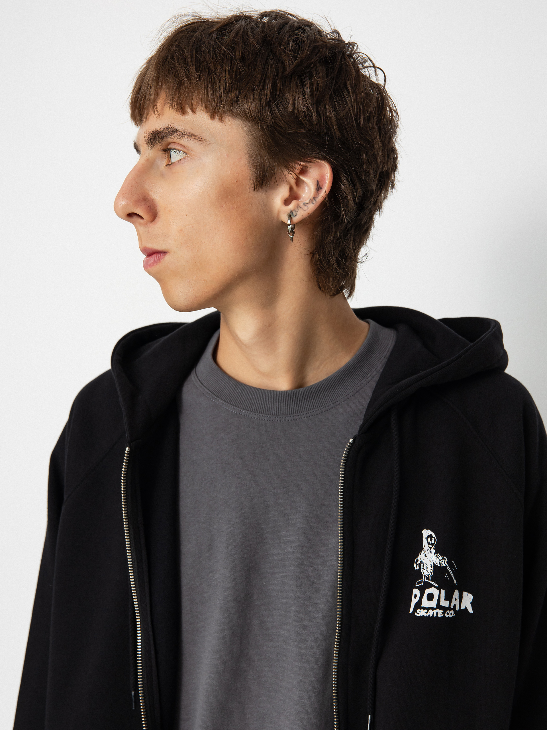 Polar Skate Default Reaper ZHD Hoodie (black)