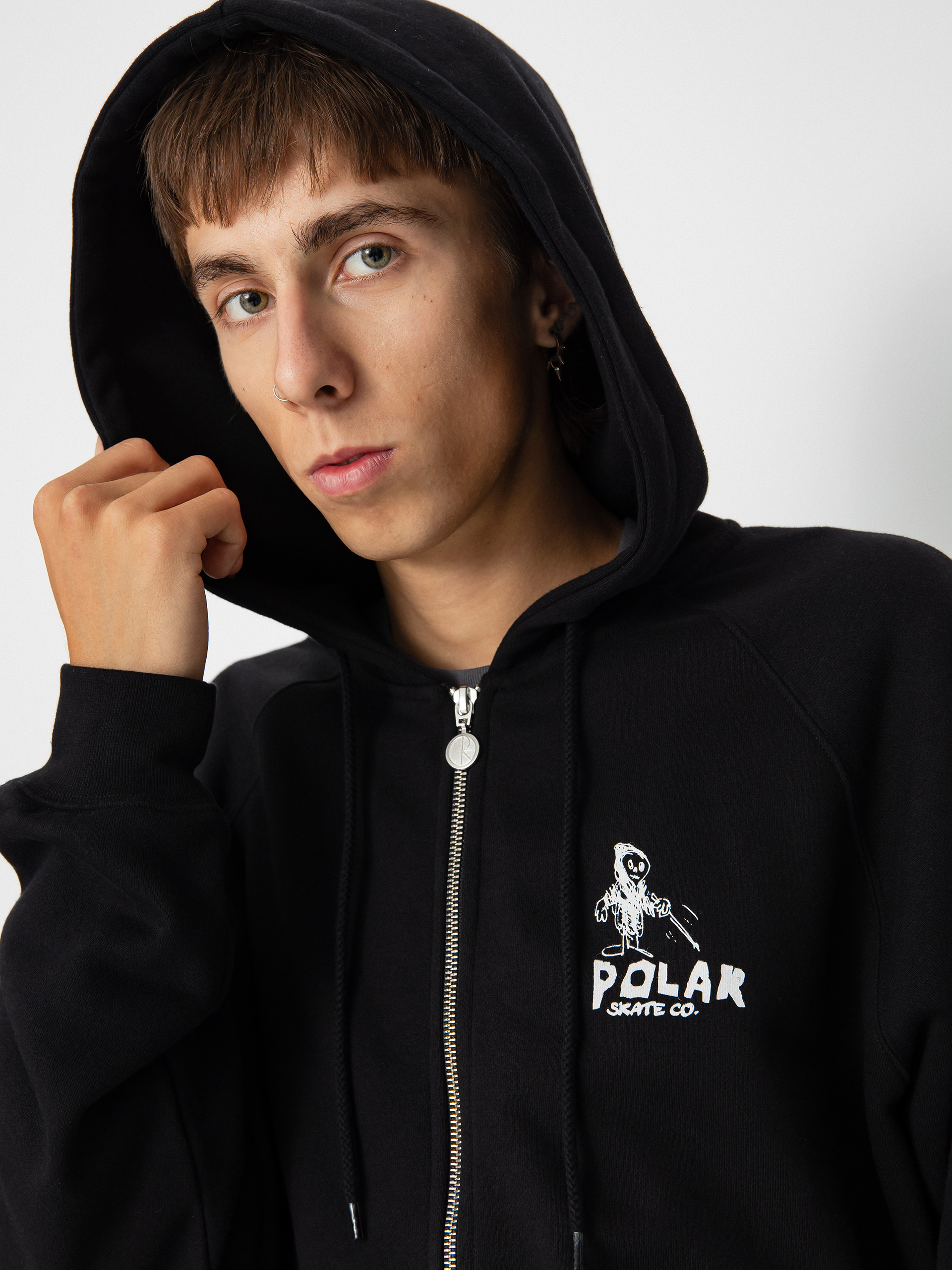 Polar Skate Default Reaper ZHD Hoodie (black)