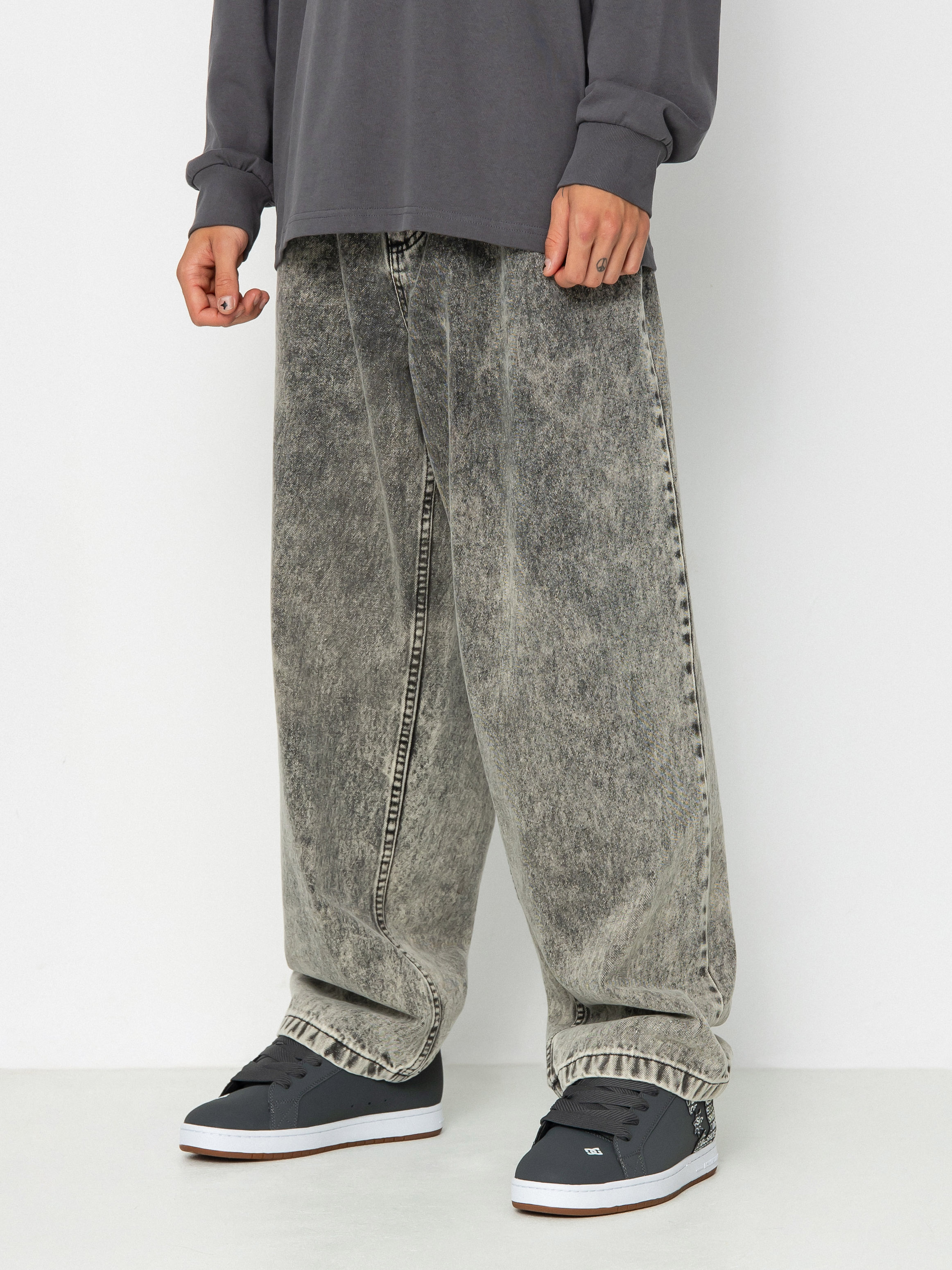 Polar Skate Big Boy Jeans Hose - Schwarz (acid black)