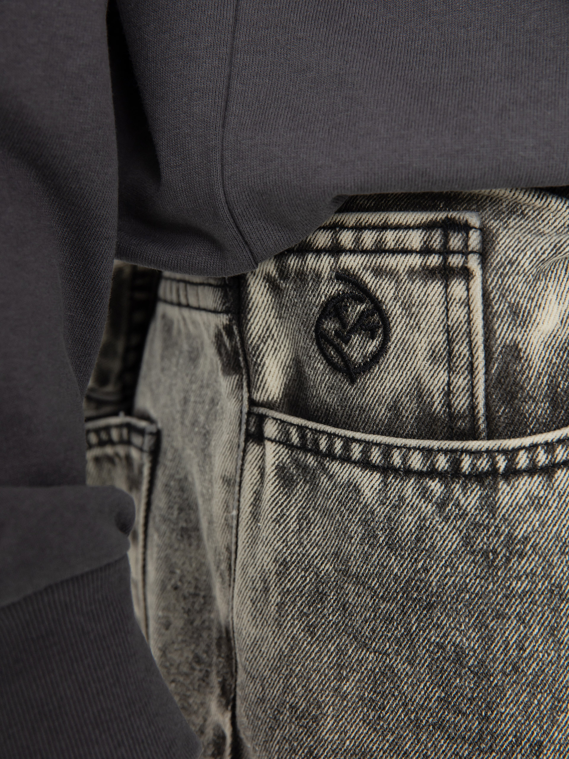 Polar Skate Big Boy Jeans Pants (acid black)