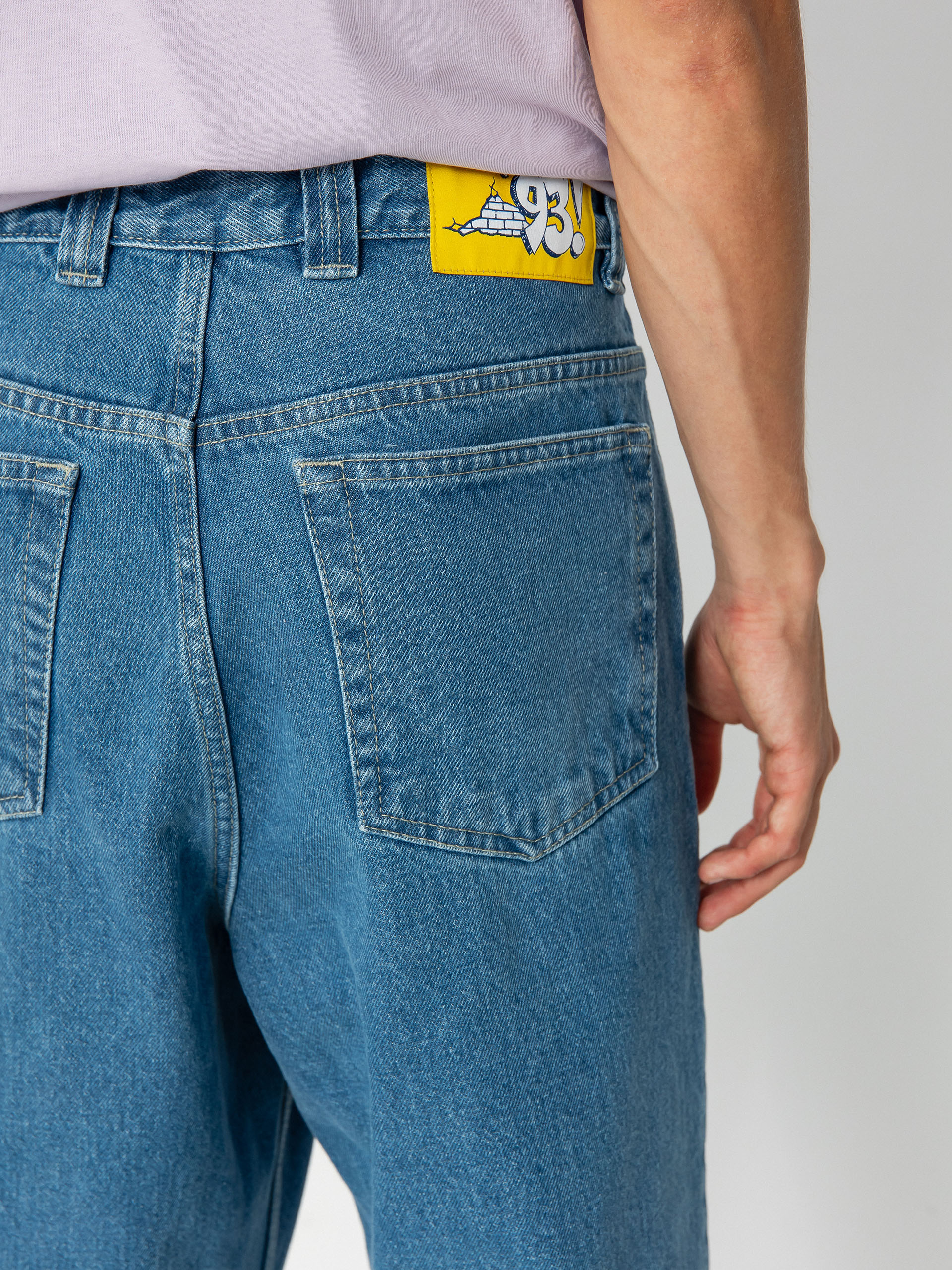 Polar Skate 93! Denim Pants - blue (mid blue)