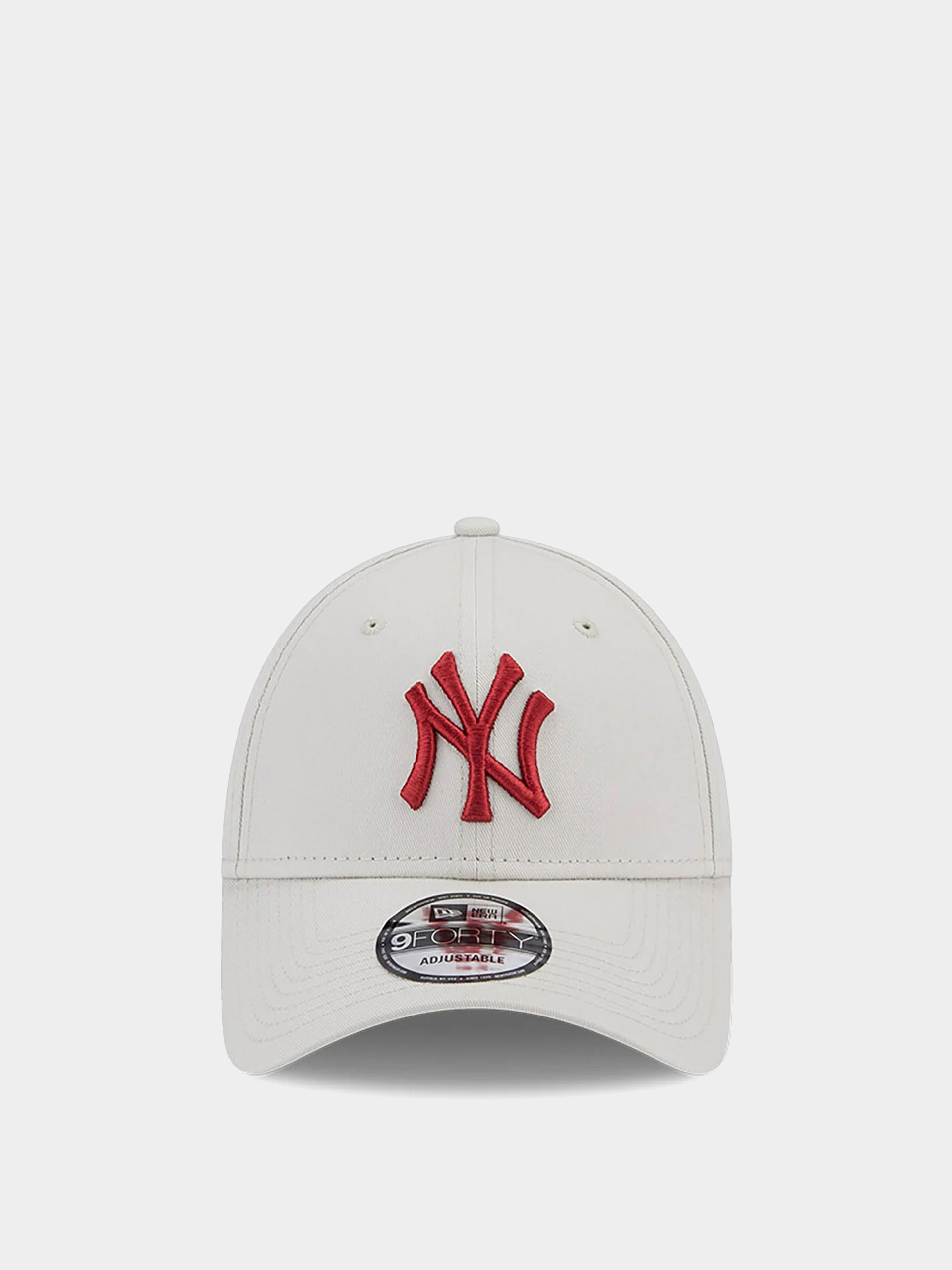 New Era League Essential 9Forty New York Yankees Cap (stone/red)