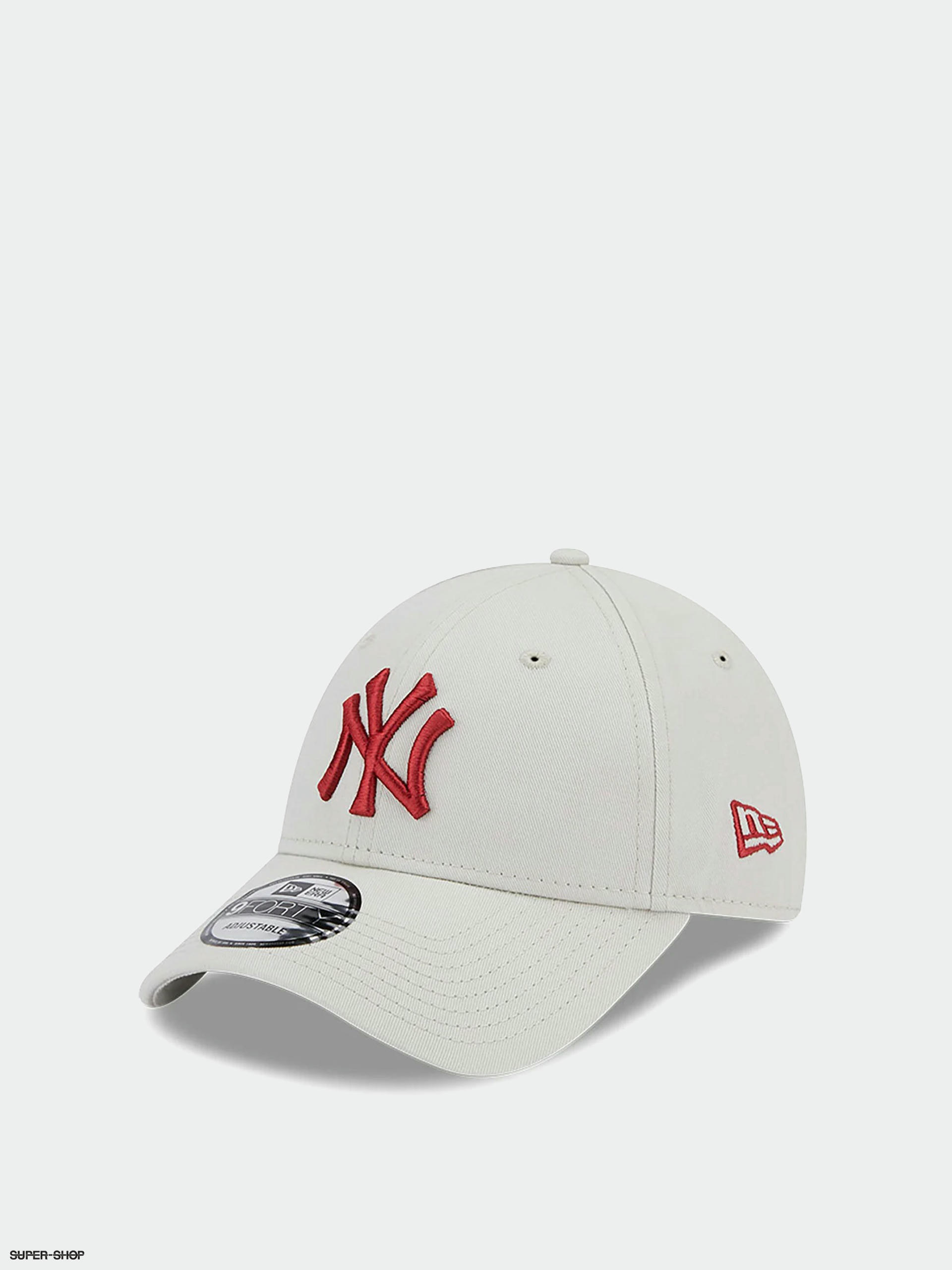 New Era League Essential 9Forty New York Yankees Cap (stone/red)