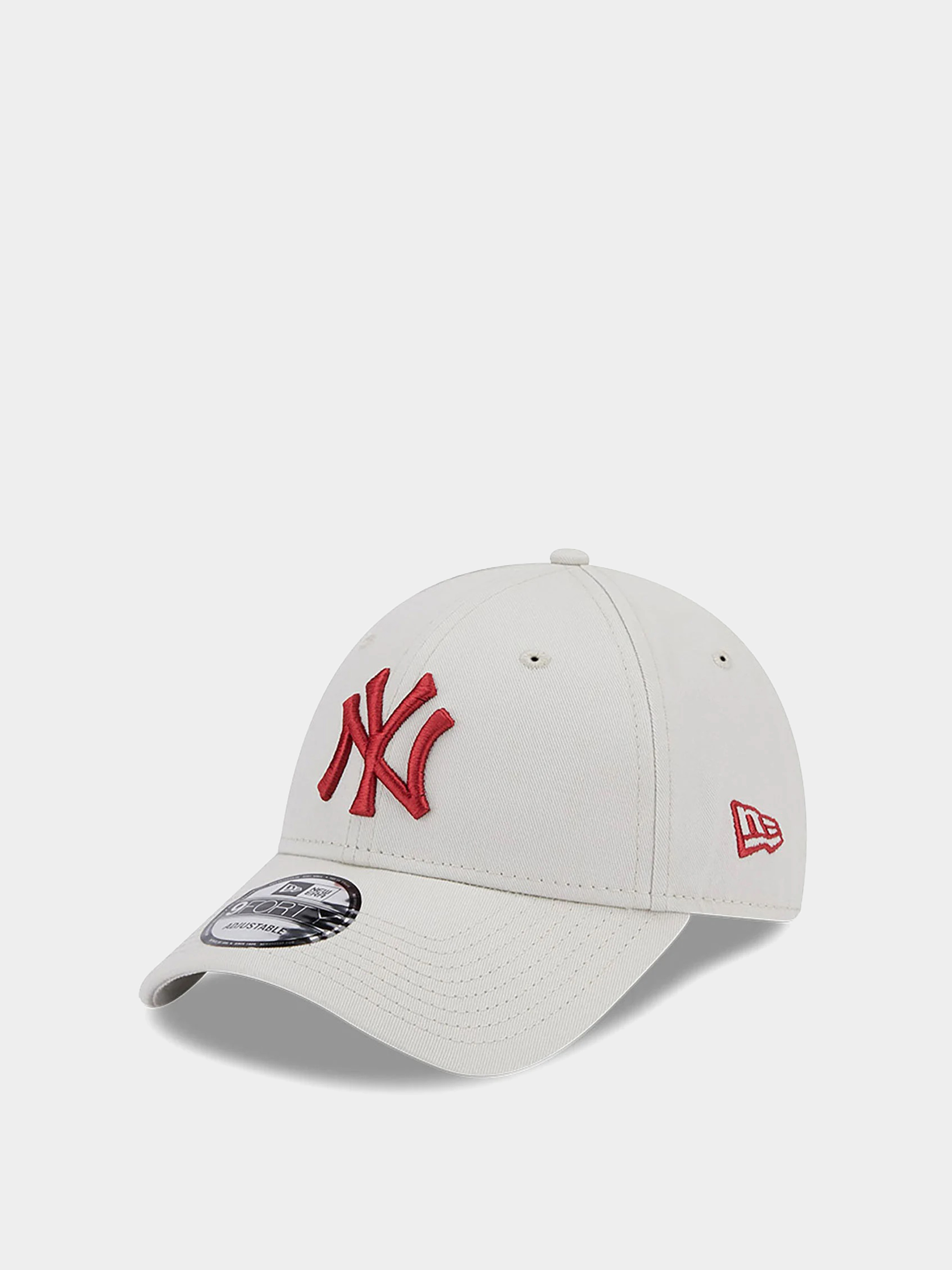 New Era League Essential 9Forty New York Yankees Cap (stone/red)