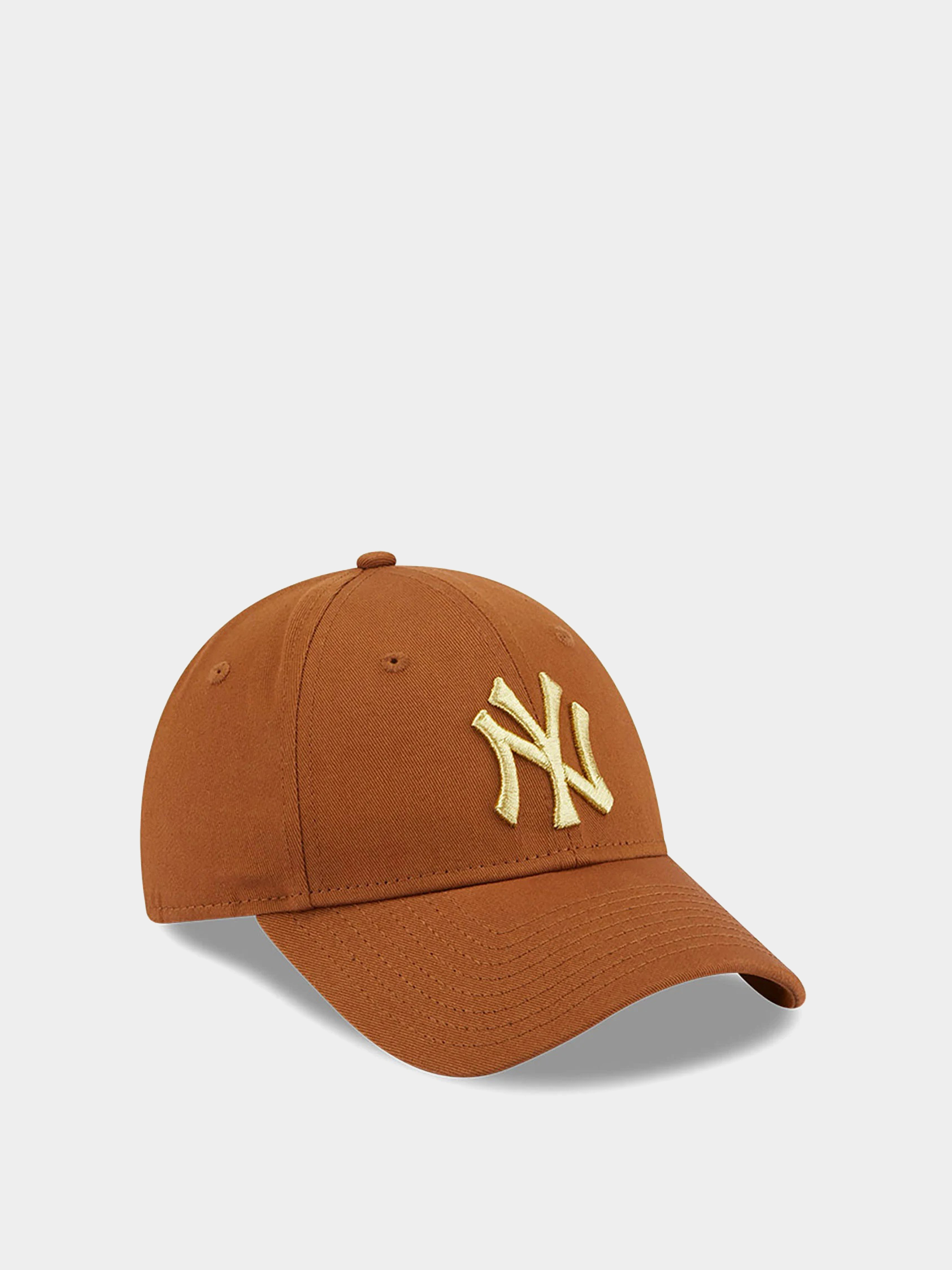 New Era Metallic Logo 9Forty New York Yankees Cap Wmn (brown/gold)