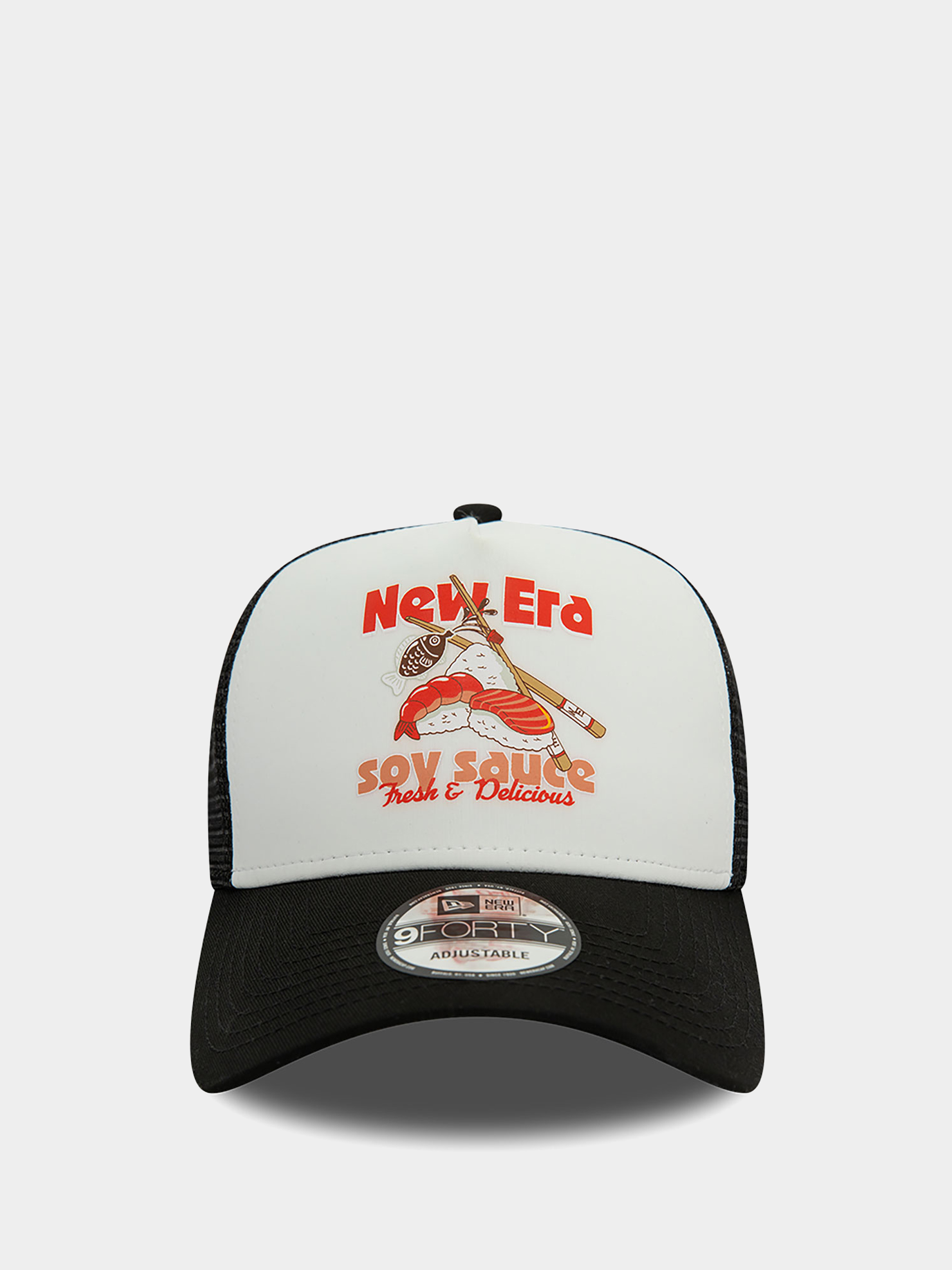 New Era Food Trucker Cap (black/white)