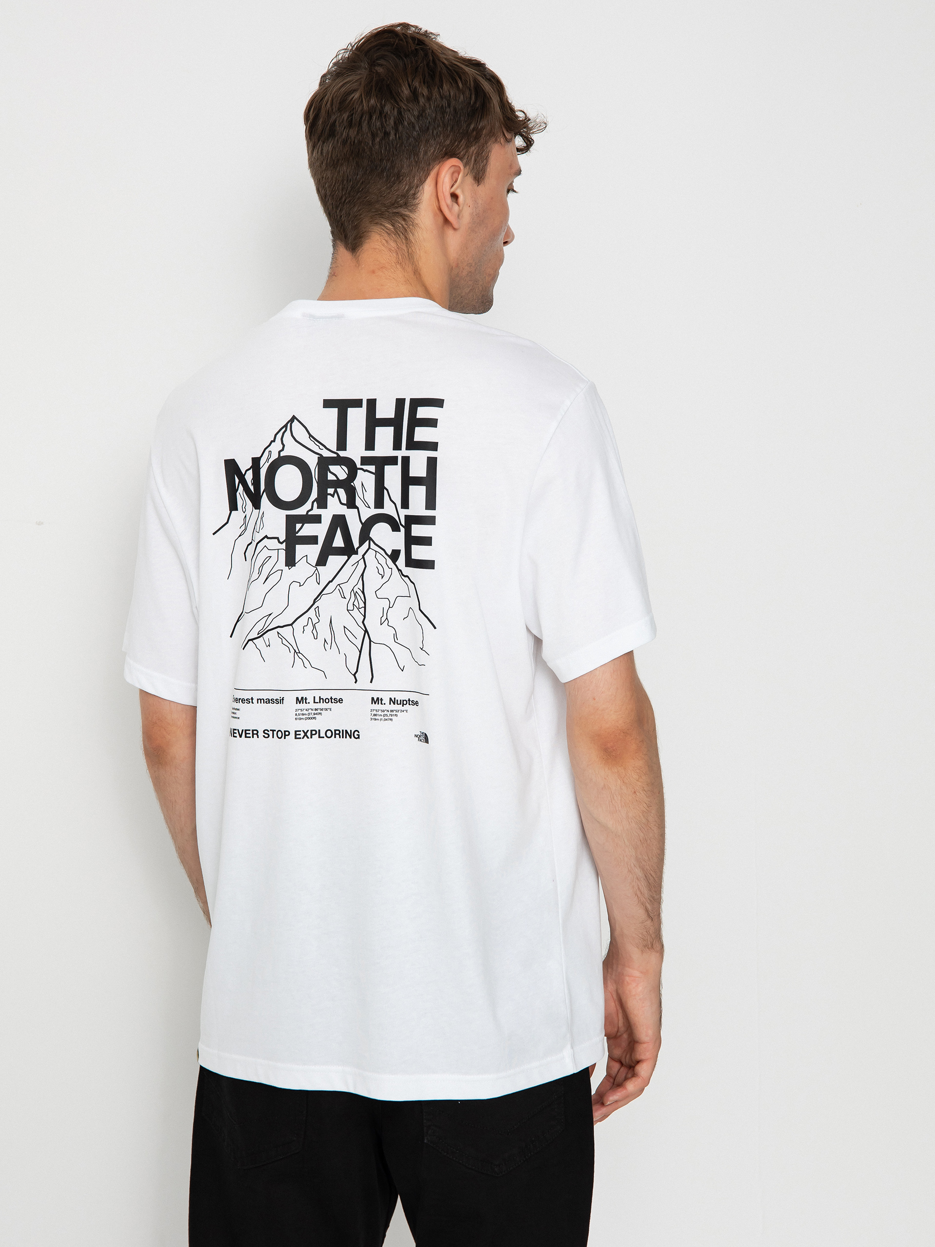 The North Face Mountain Outline T-shirt (tnf white/tnf black)