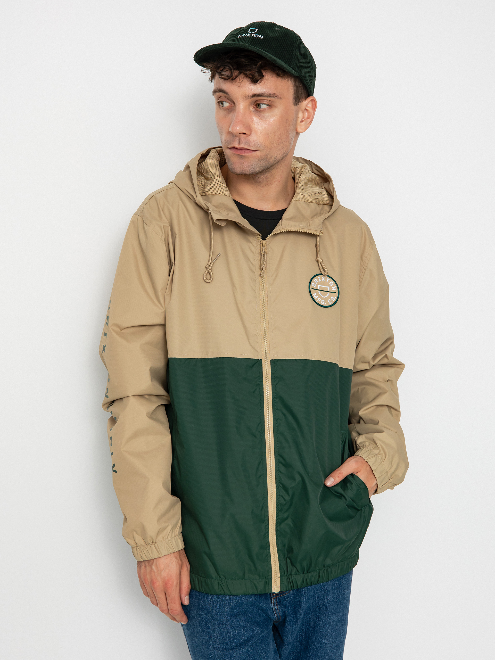 Brixton Claxton Crest Lw ZHD Jacket (sand/pine needle)