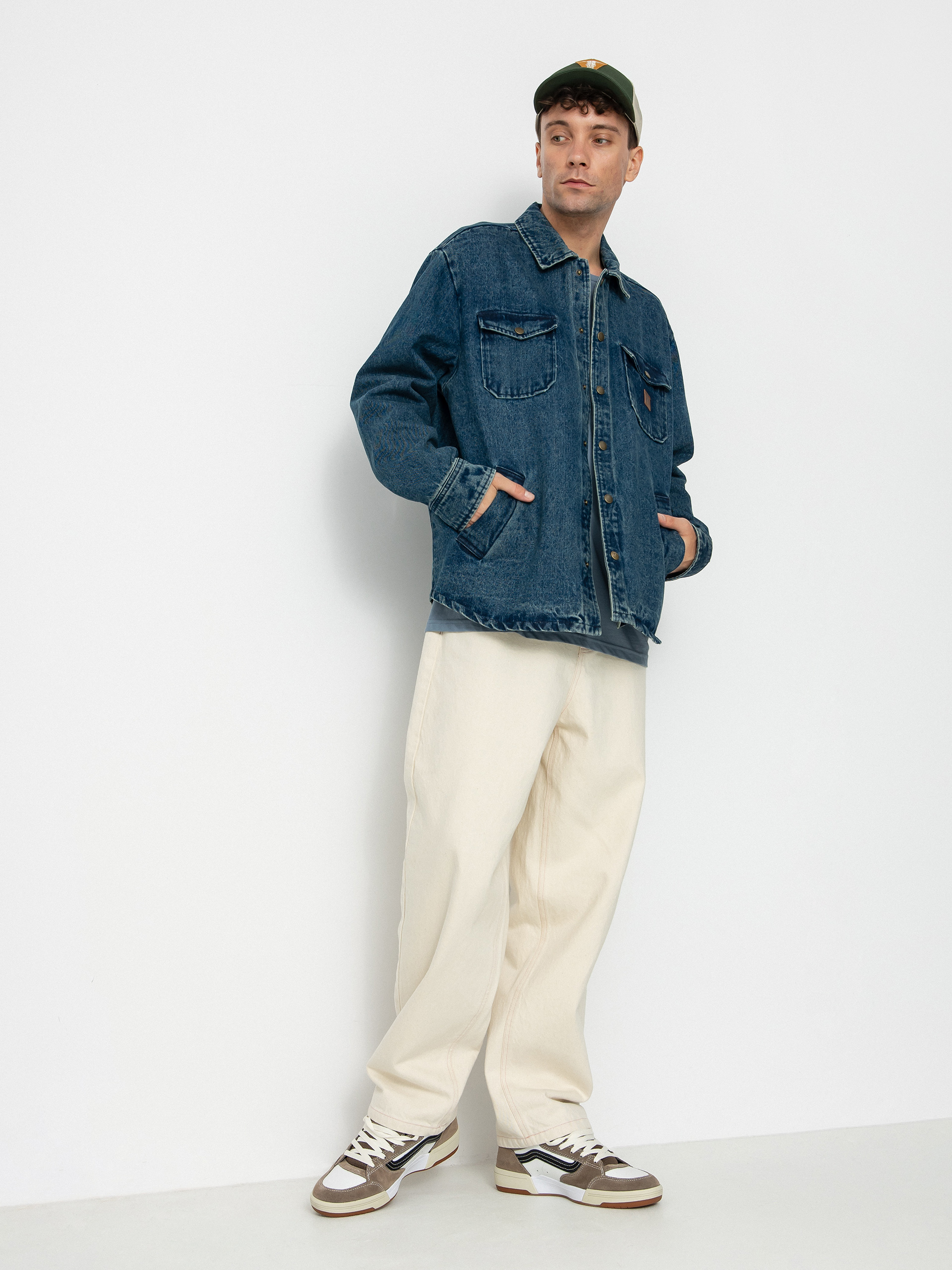 Brixton Durham Jacke (medium wash indigo)