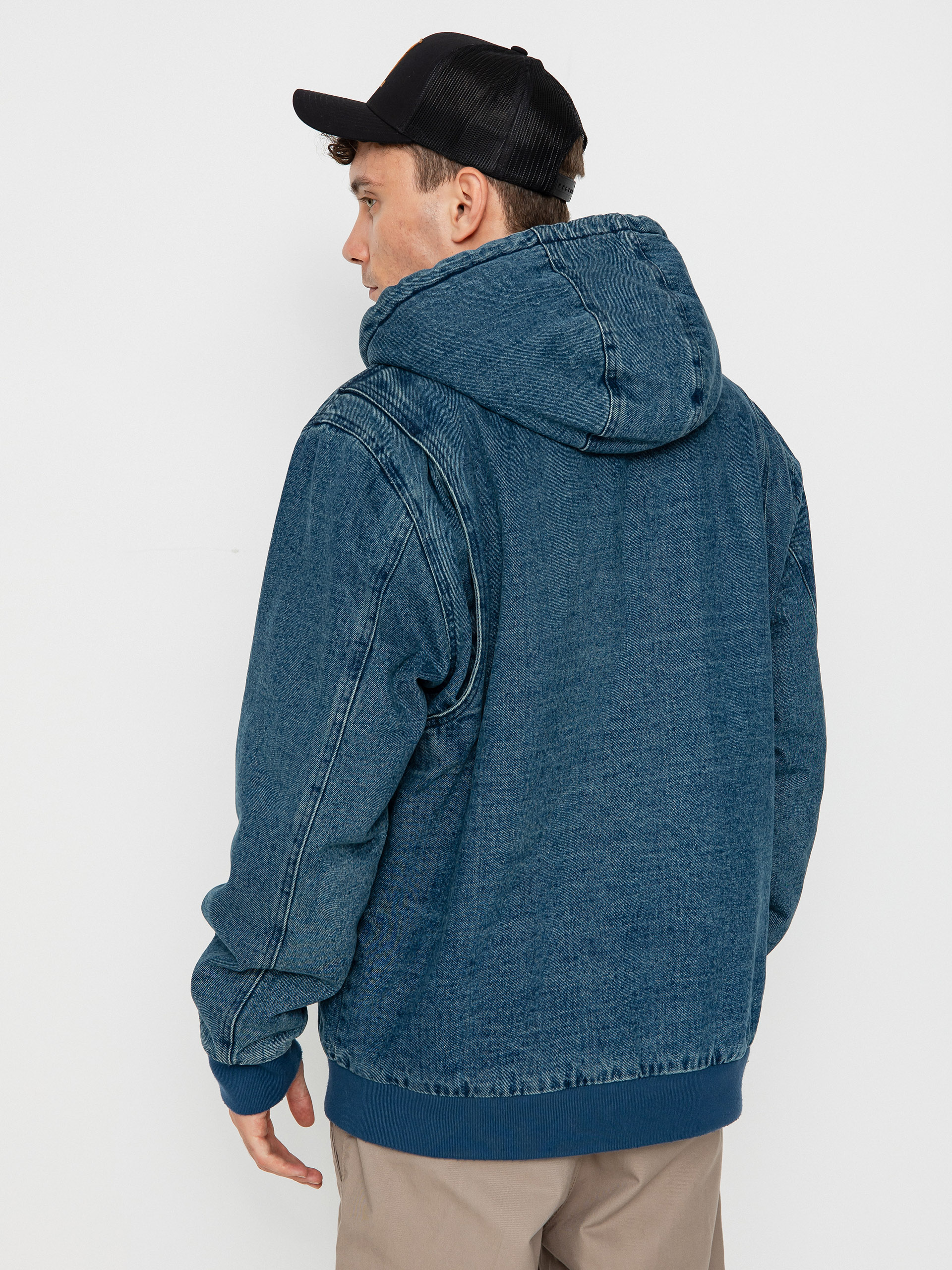 Brixton Builders ZHD Jacket blue medium wash indigo