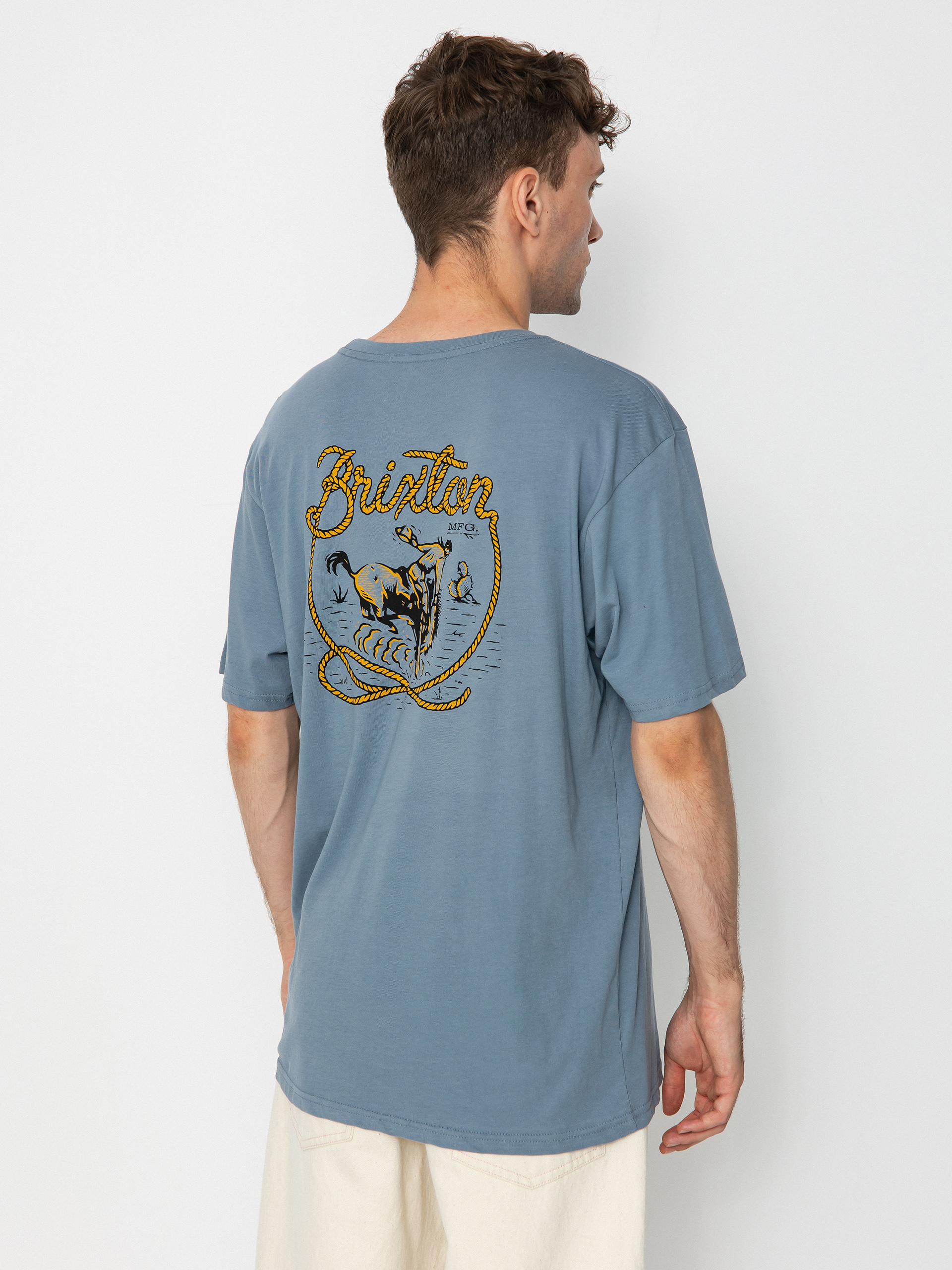 Brixton Omaha Tlrt T-shirt (flint blue)