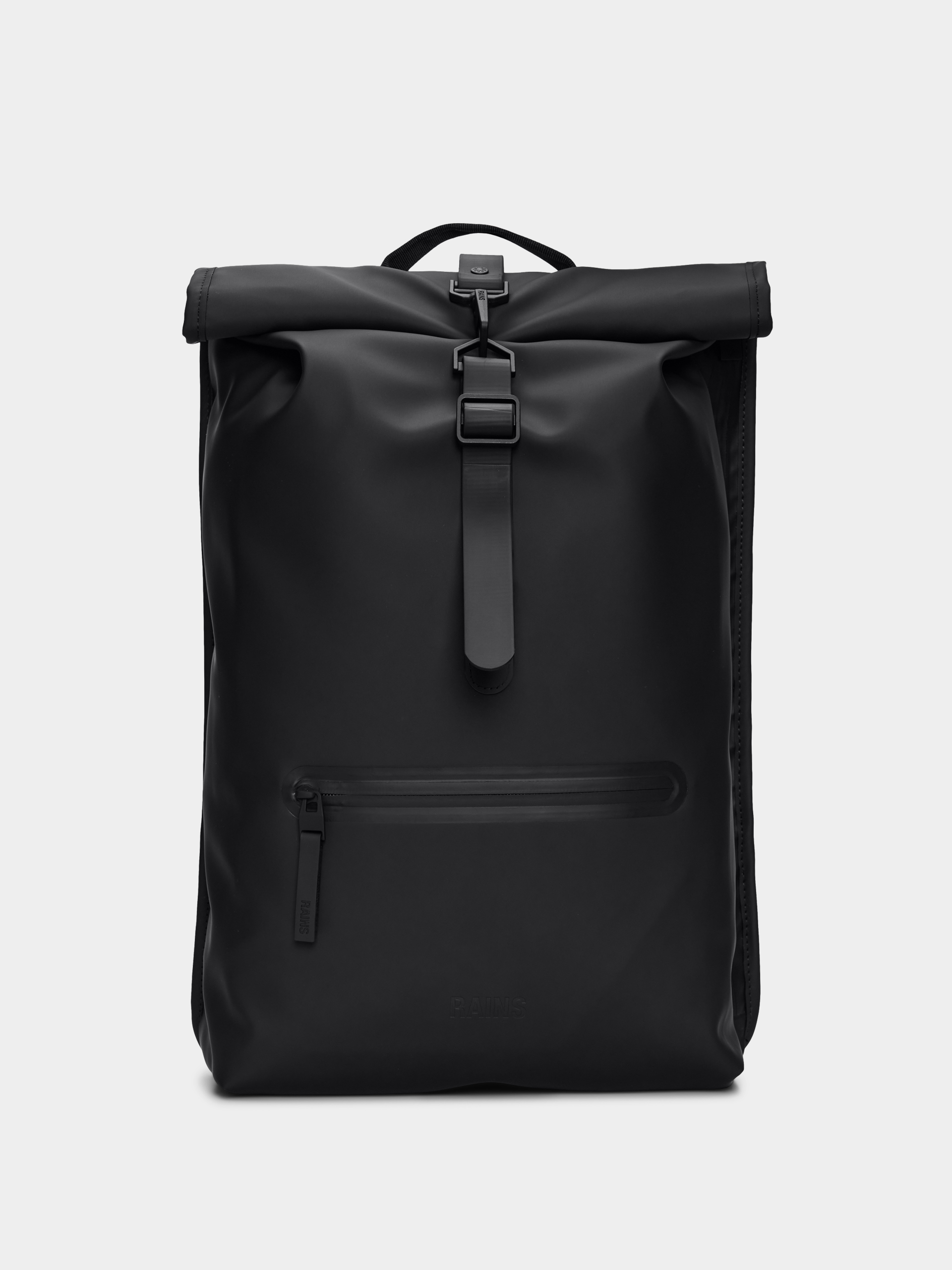 Rains Rolltop Rucksack Backpack (black)