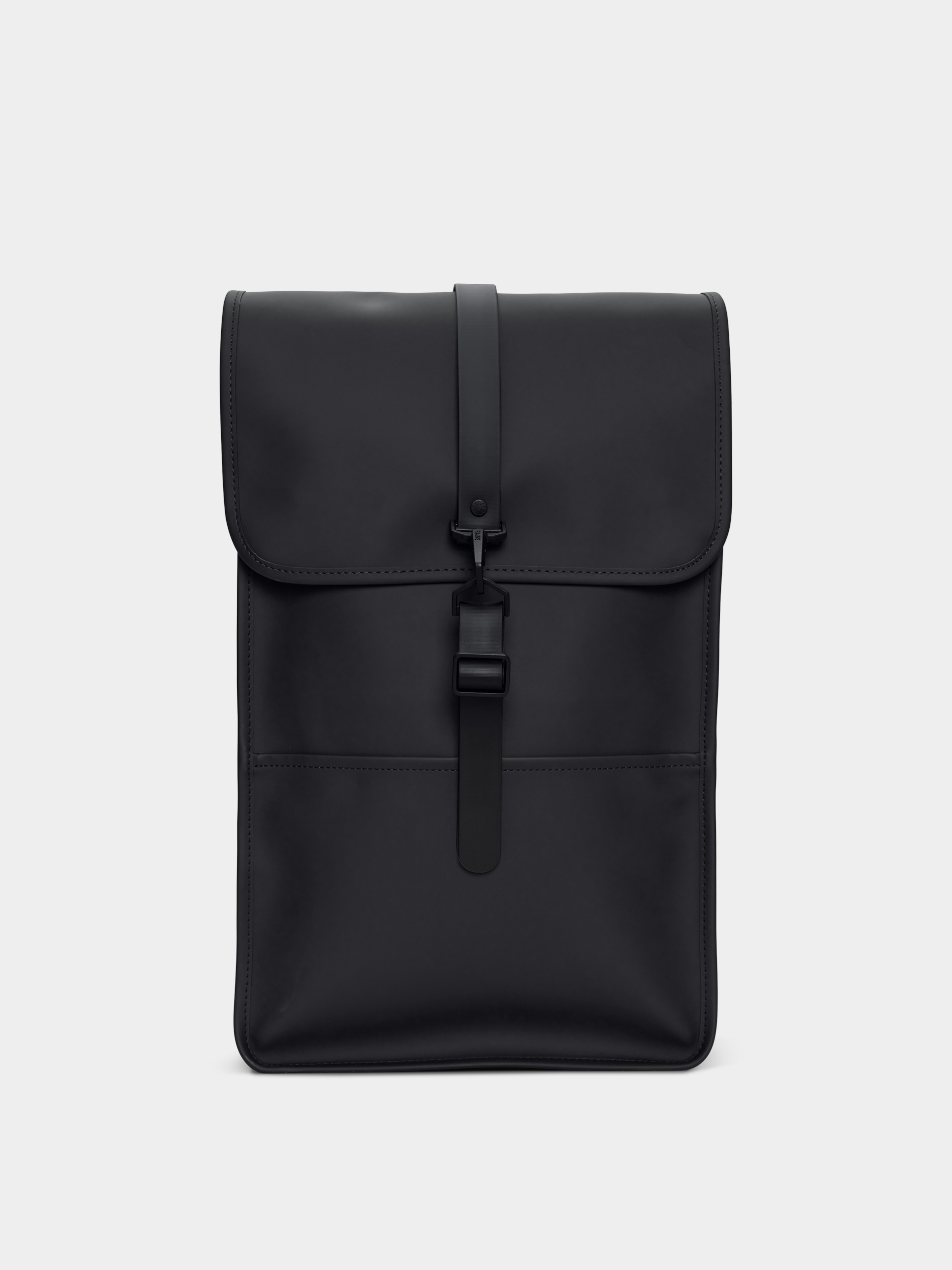 Rains black backpack hotsell