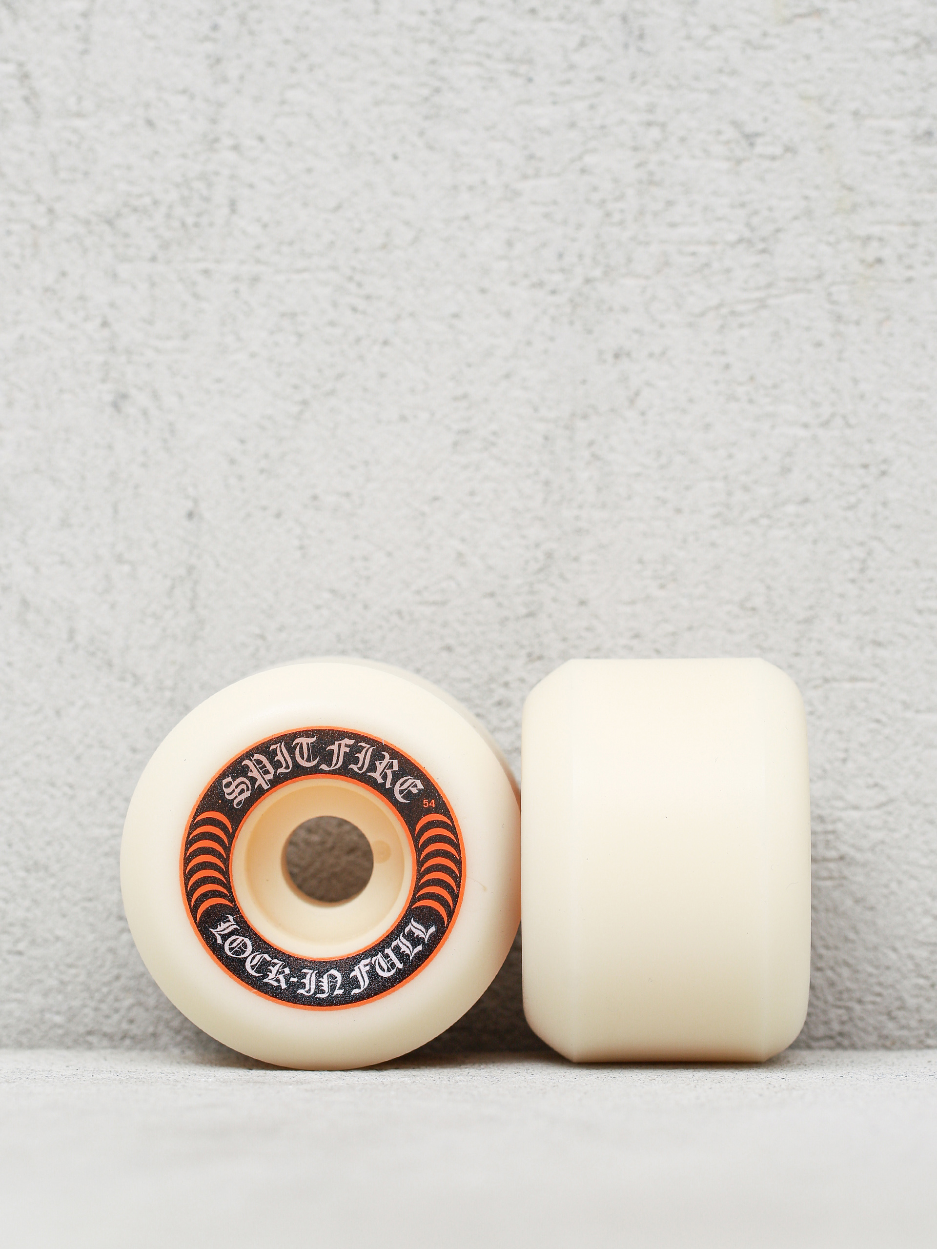 Spitfire F4 99D Lock In Full Wheels (white/orange)