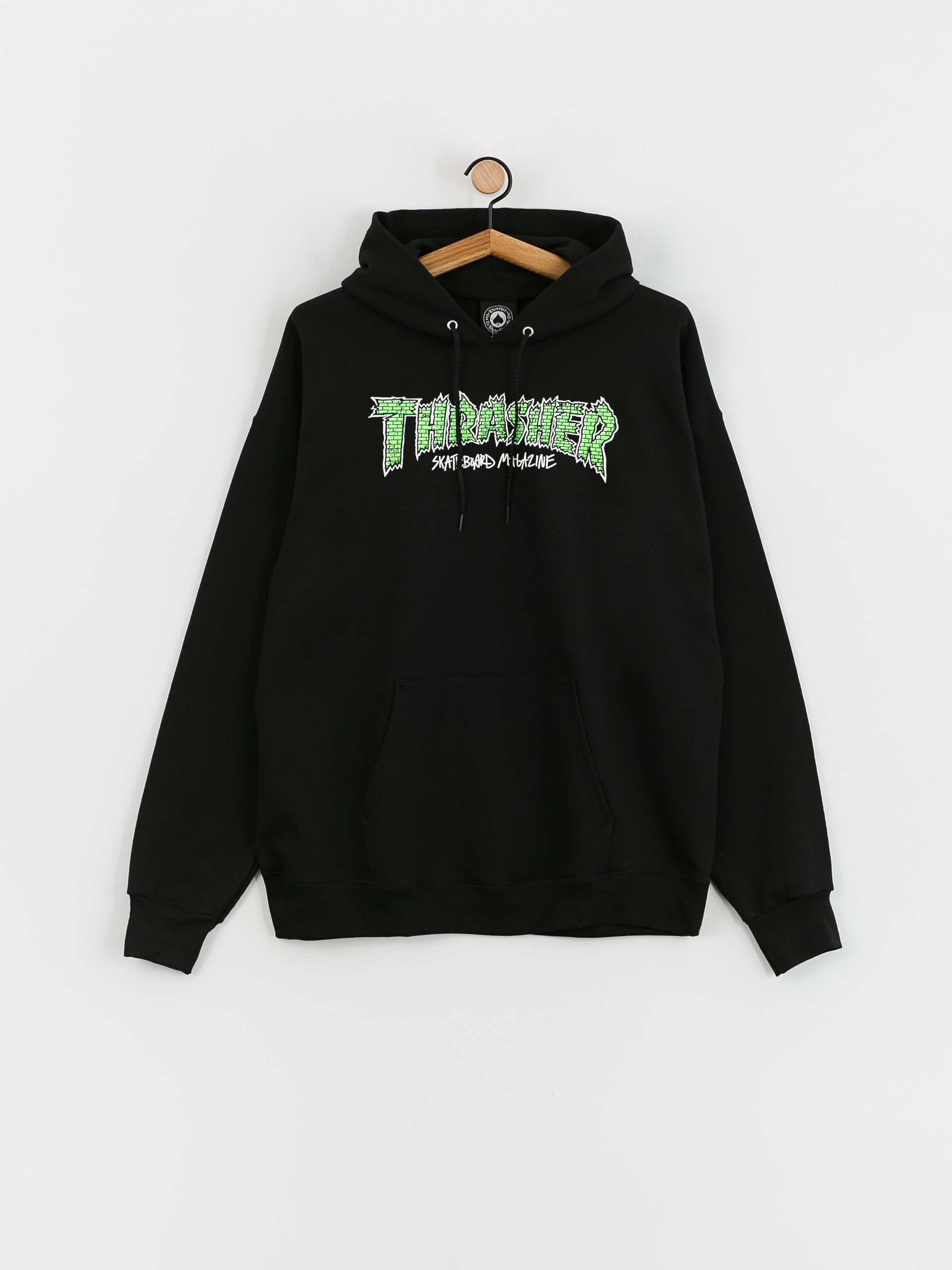 Thrasher Brick HD Hoodie (black)