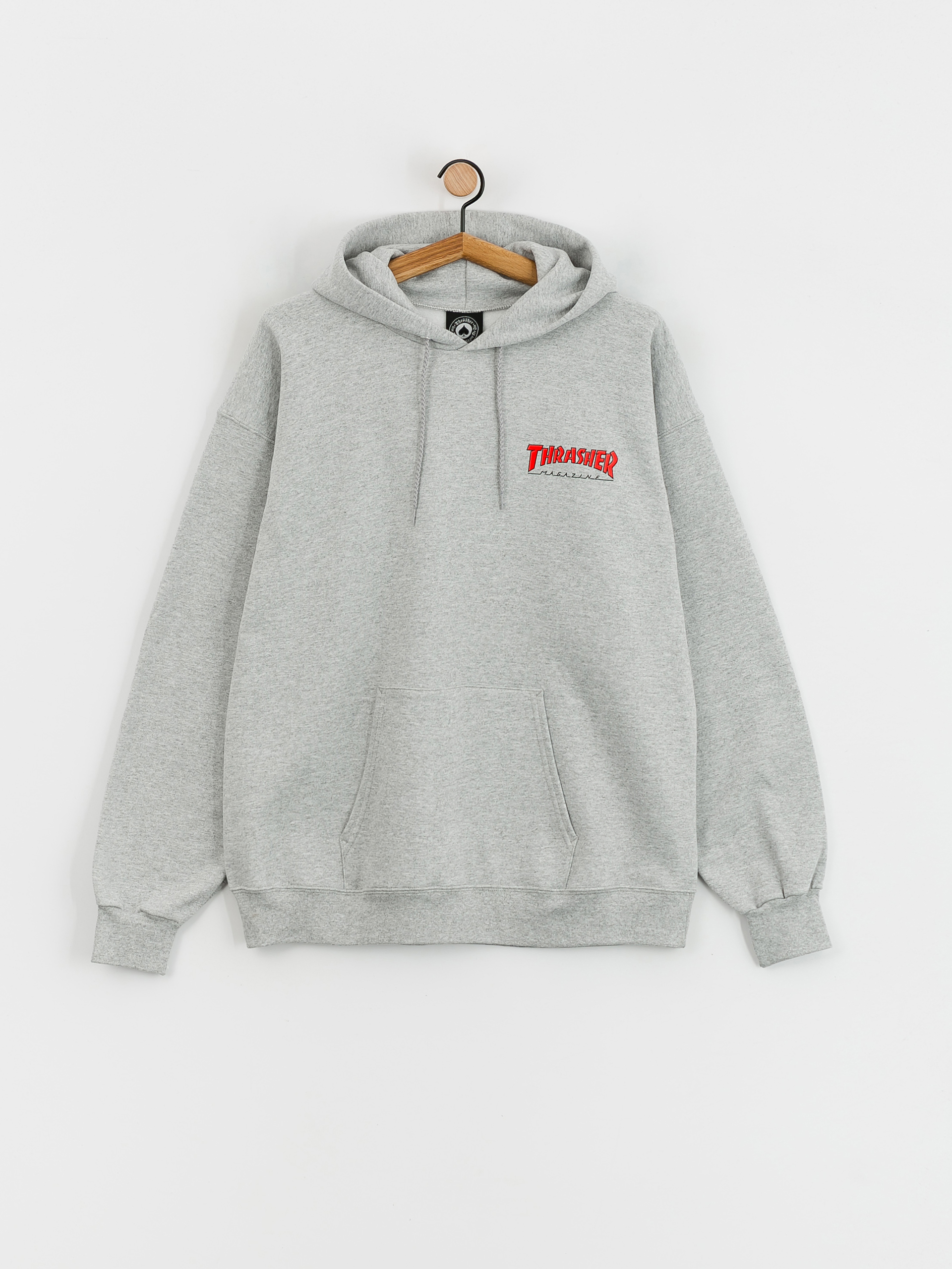 Thrasher Little Outline HD Hoodie (gray)