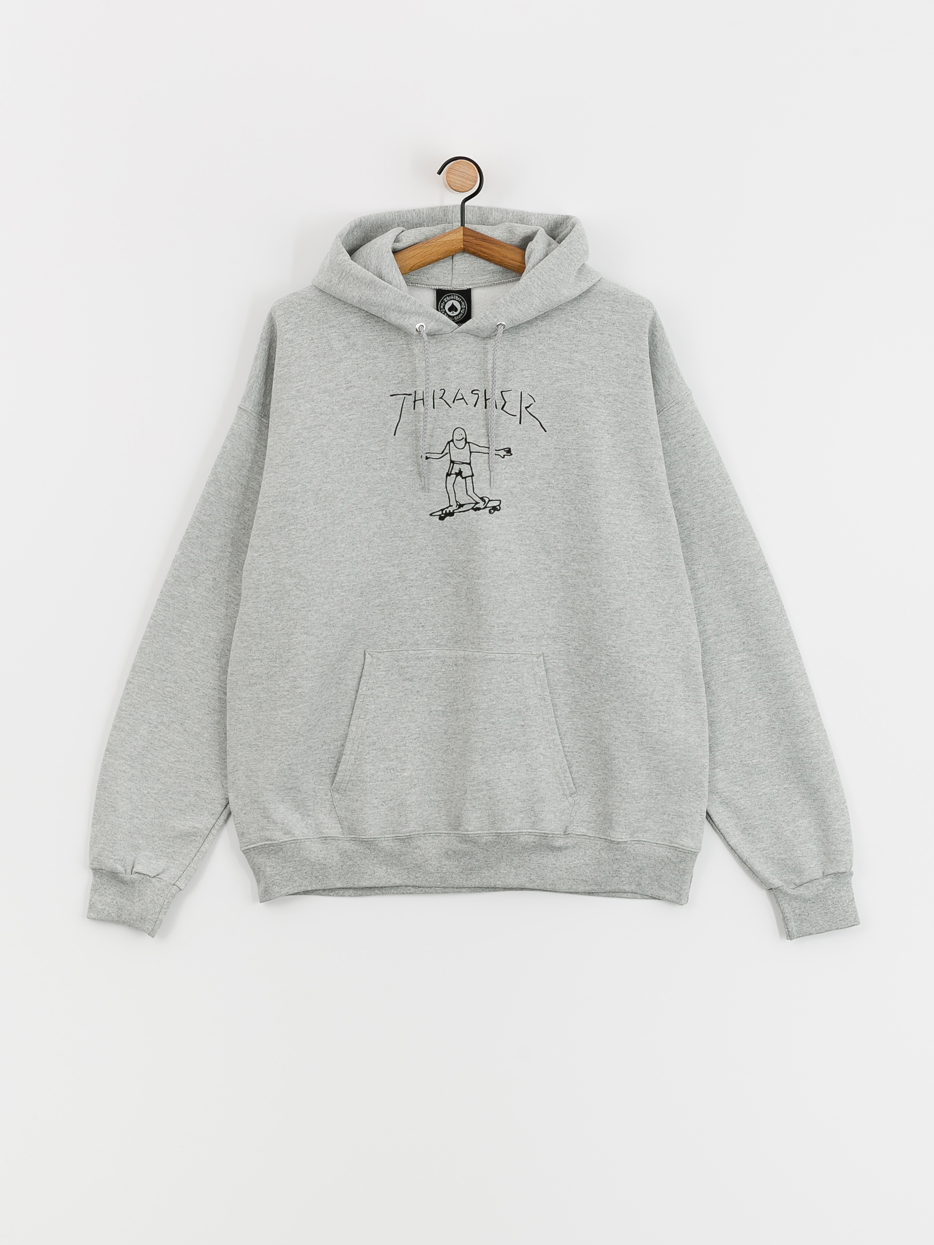 Thrasher Gonz HD Hoodie (grey/black)