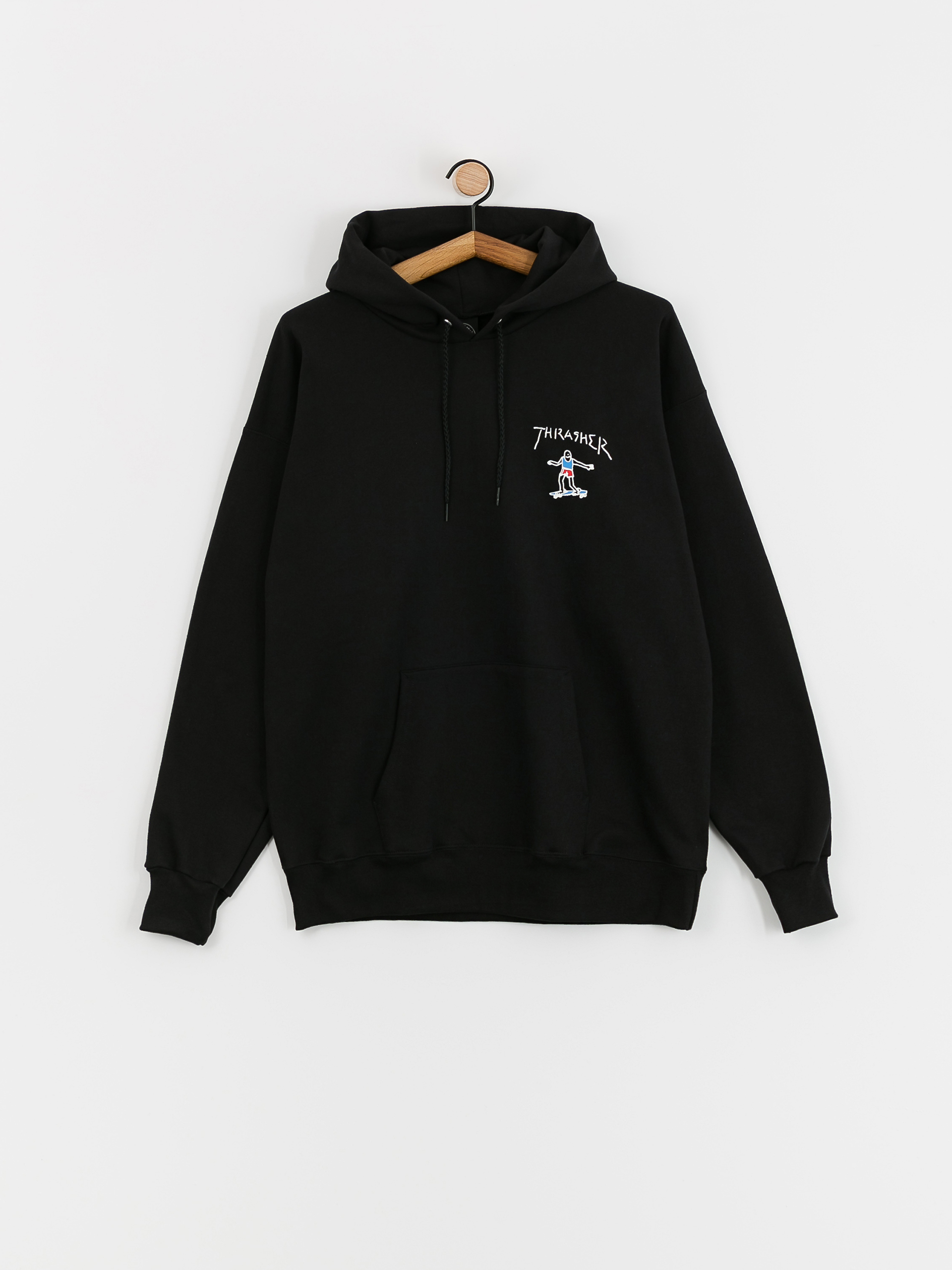 Thrasher Gonz Mini Logo HD Hoodie black black