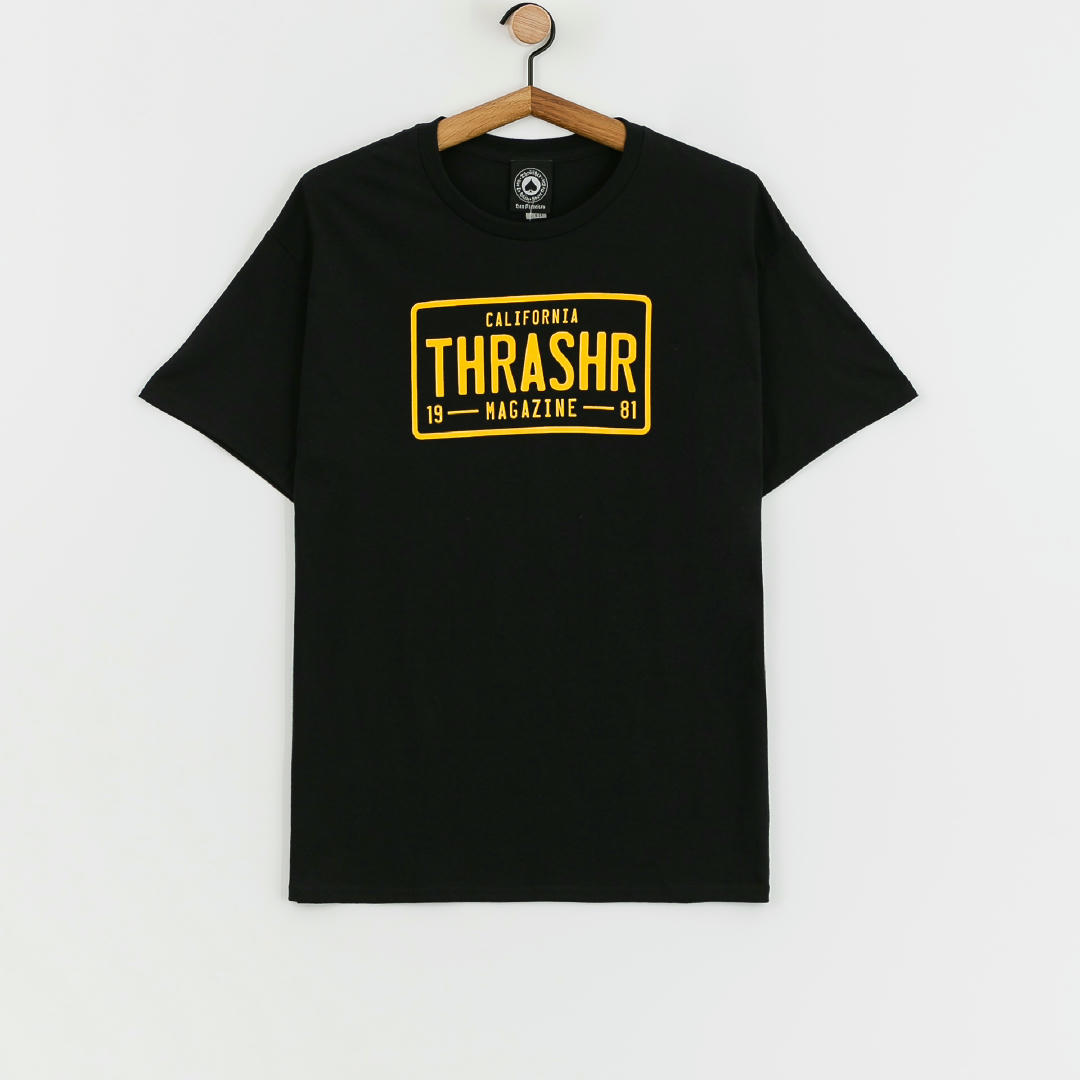 Thrasher License Plate T-shirt (black)