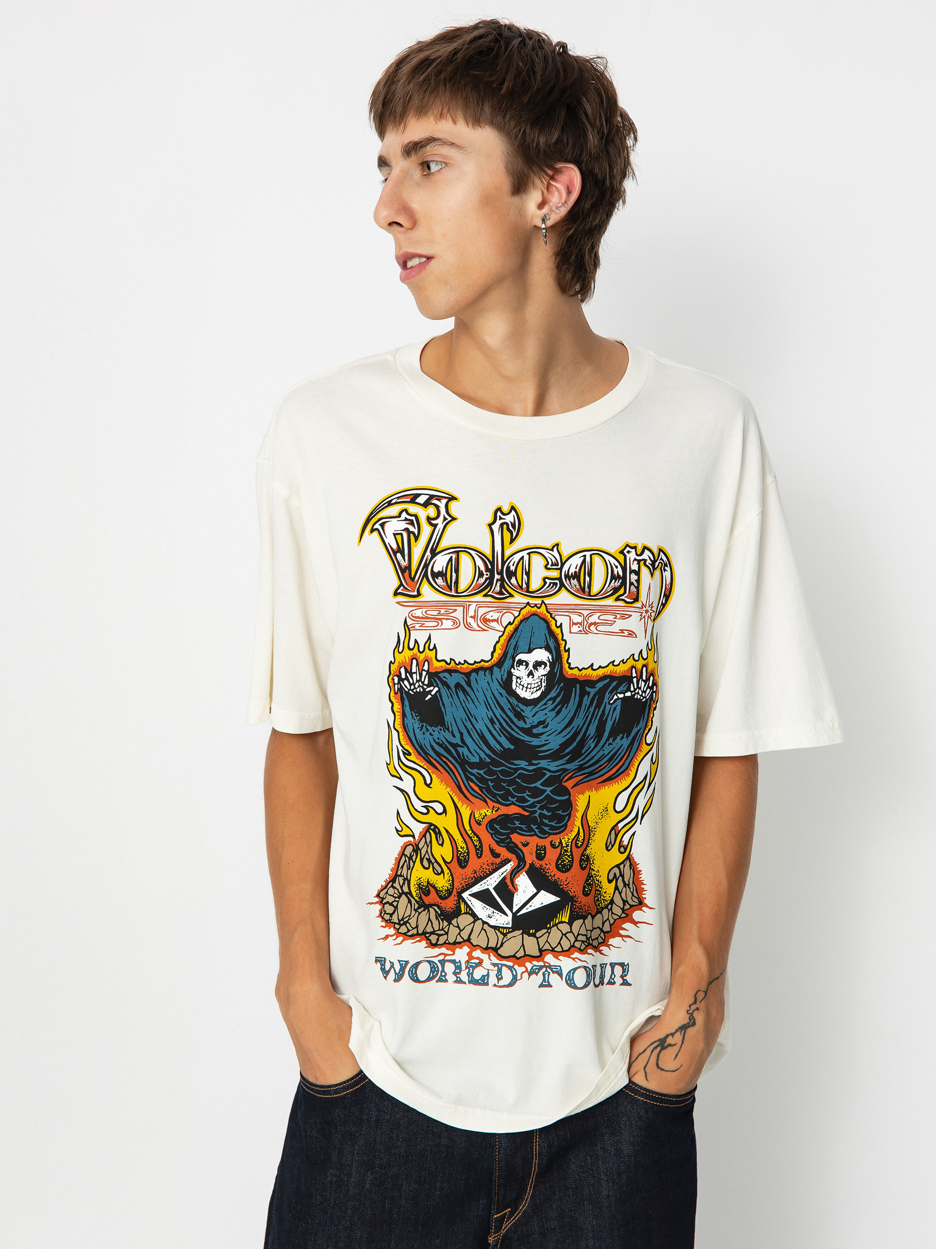 Volcom Stone Ghost T-shirt (off white)