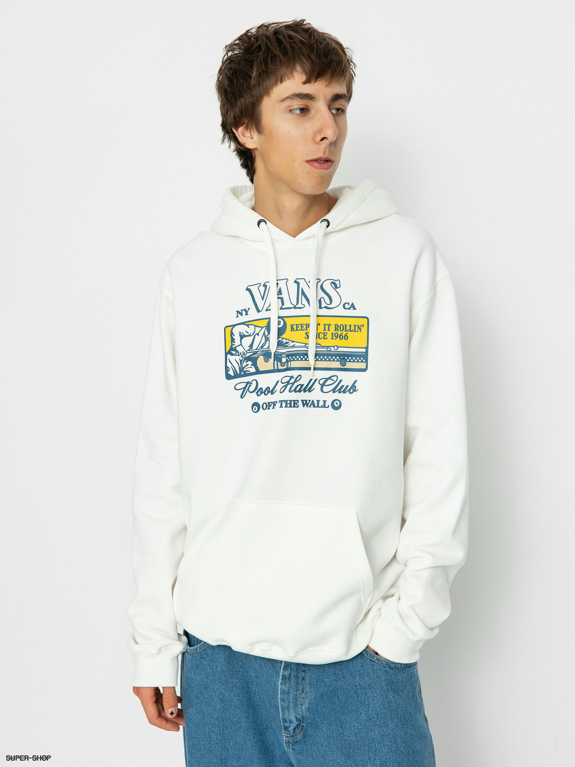 Vans thrasher hoodie on sale white