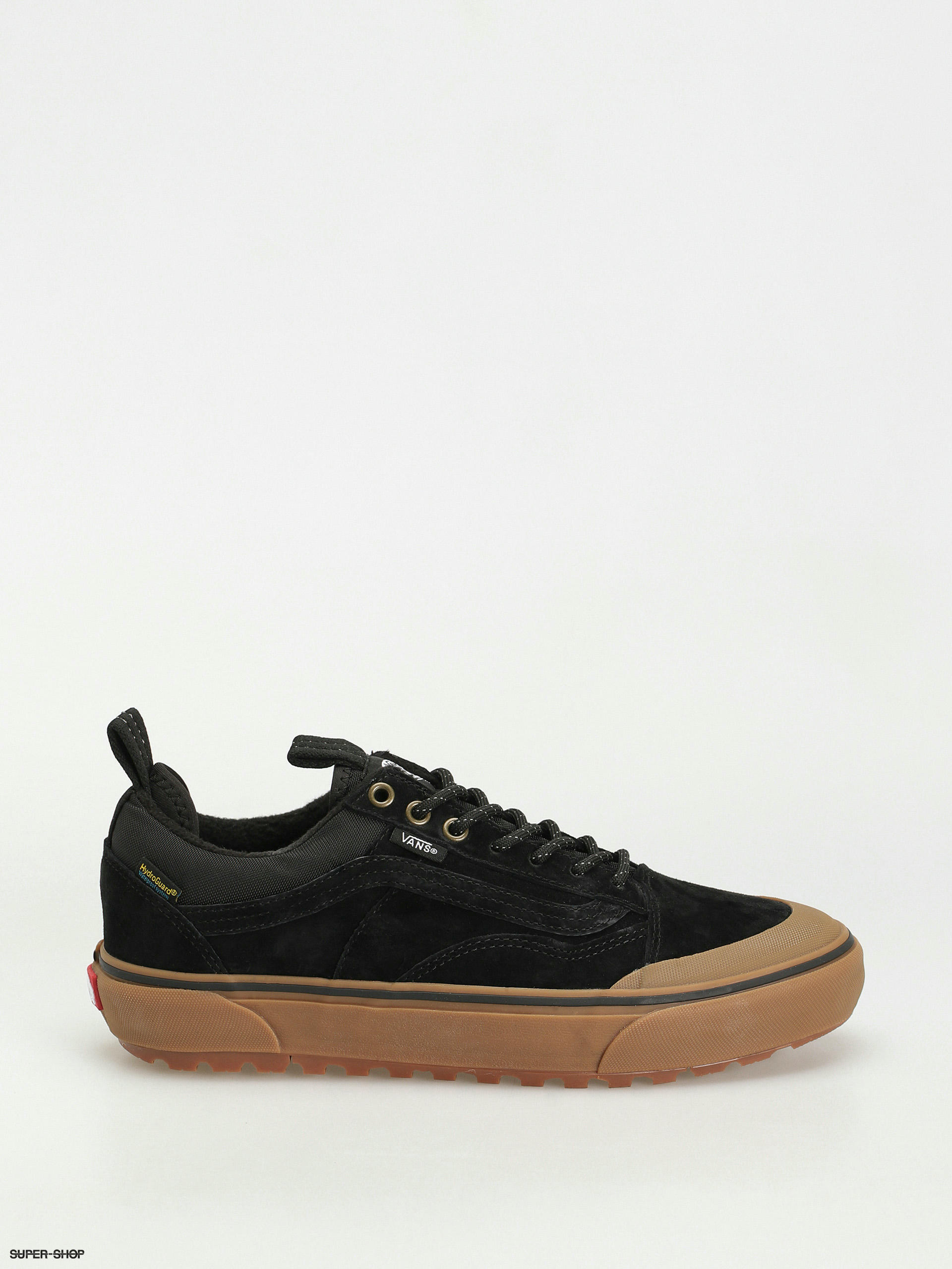 Vans old skool outlet all black gum sole