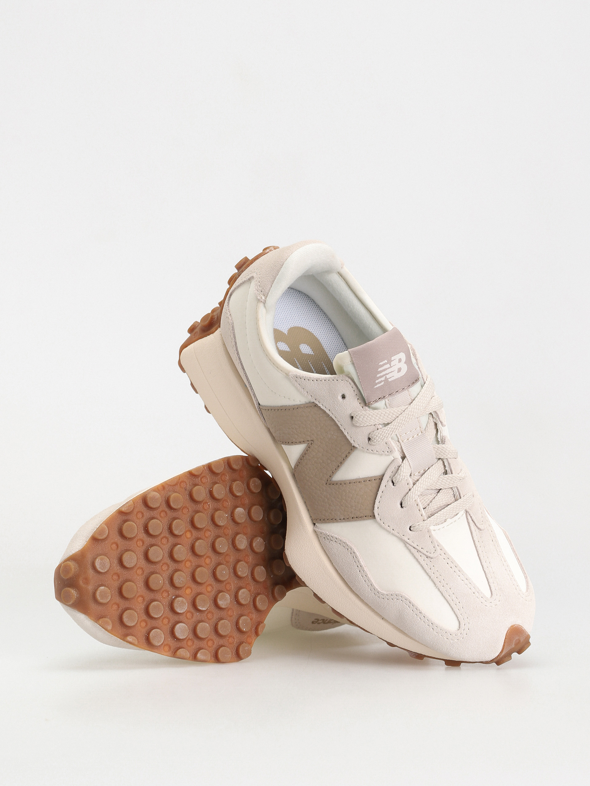 New Balance 327 Shoes white, grey (driftwood)