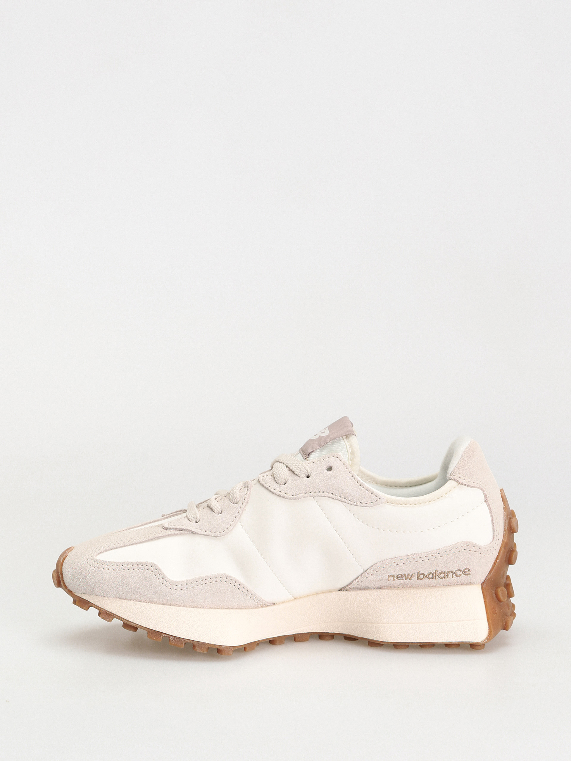 Drift Wood Nb 327 Womens New Balance 327 Shoes White, Grey (driftwood)