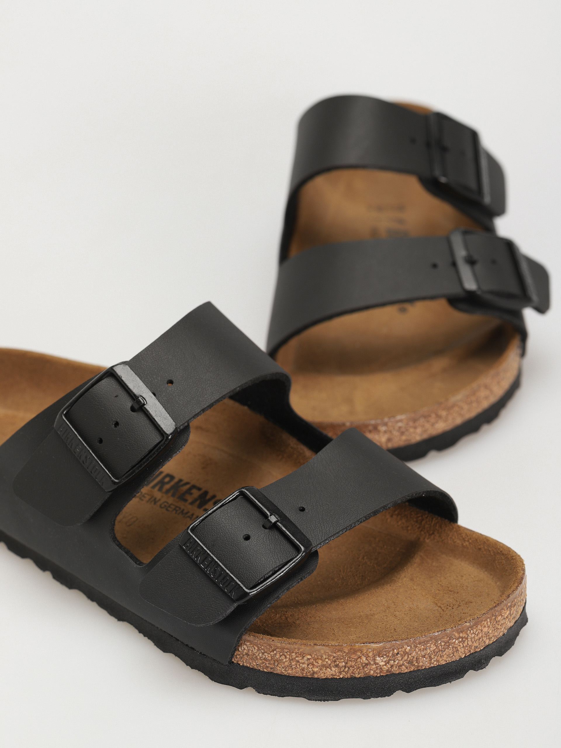 Birkenstock Arizona Birko Flor Regular Flip-flops (black)
