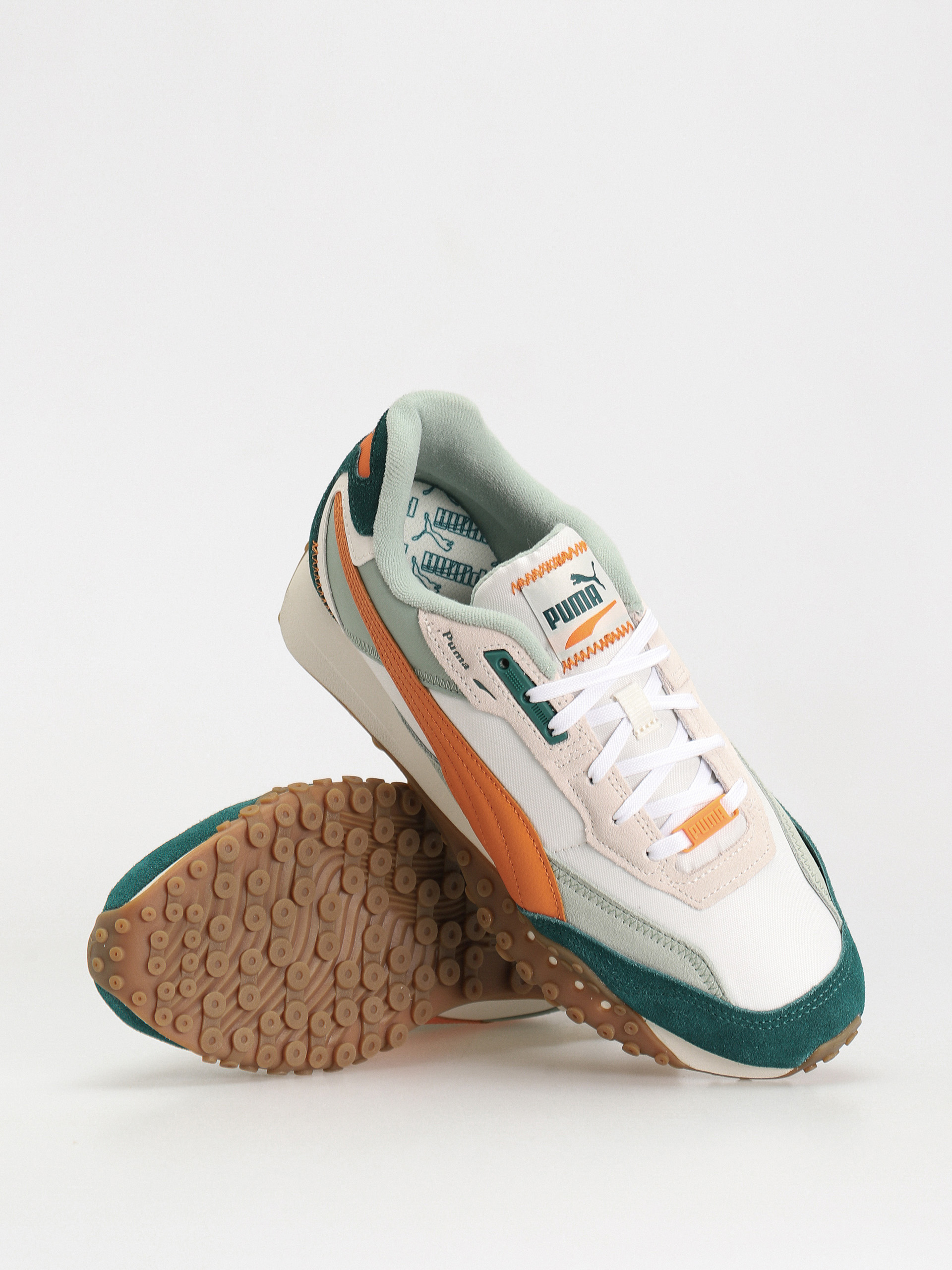 Puma Blktop Rider Shoes (warm white/malachite)