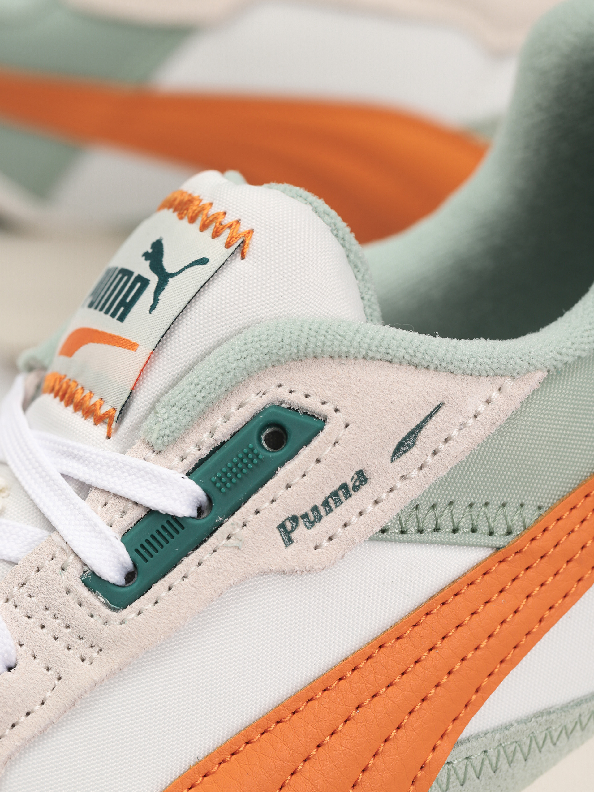 Puma Blktop Rider Shoes (warm white/malachite)