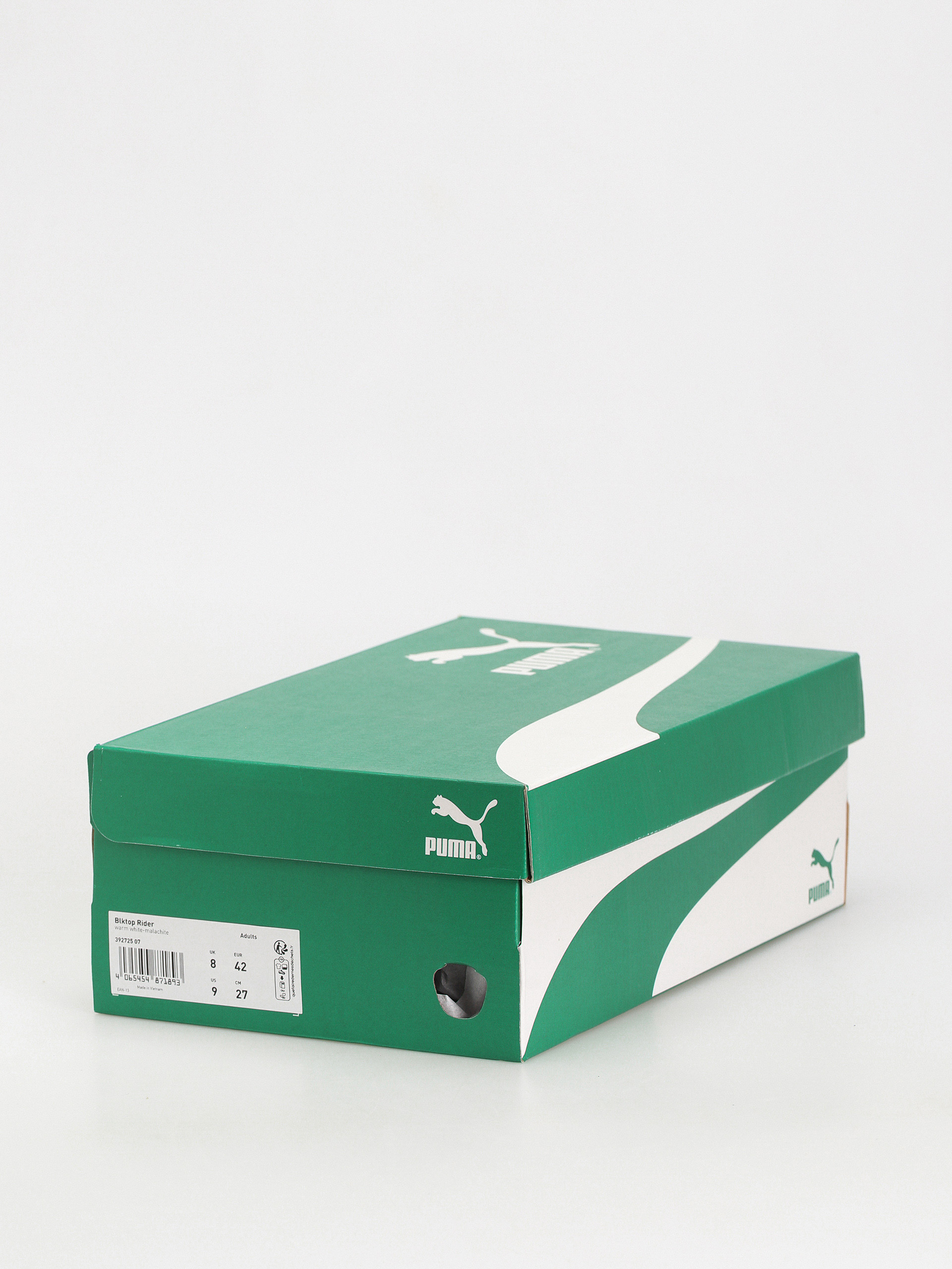 Puma green outlet shoe box