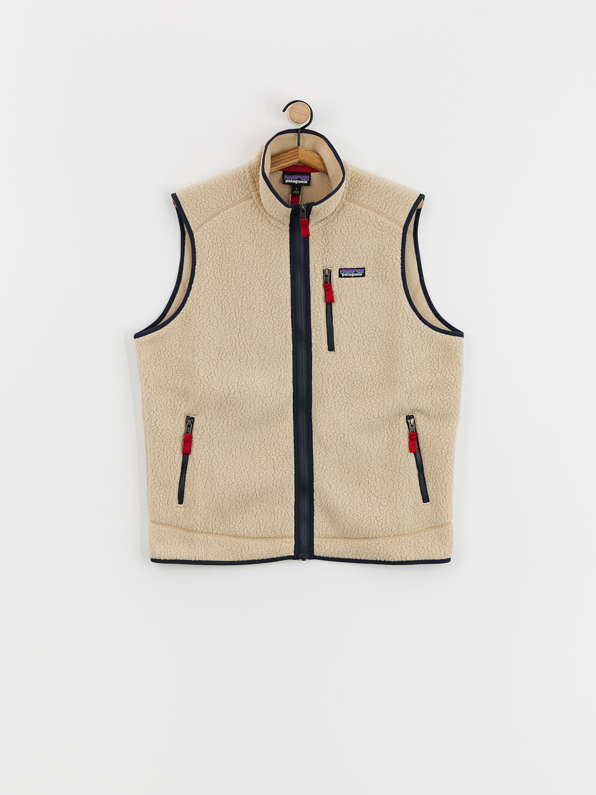 Patagonia Retro Pile Vest beige (el cap khaki)