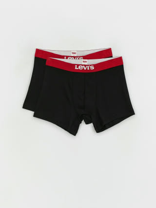 Levi's® Solid Basic Boxer Unterwäsche (black/red)