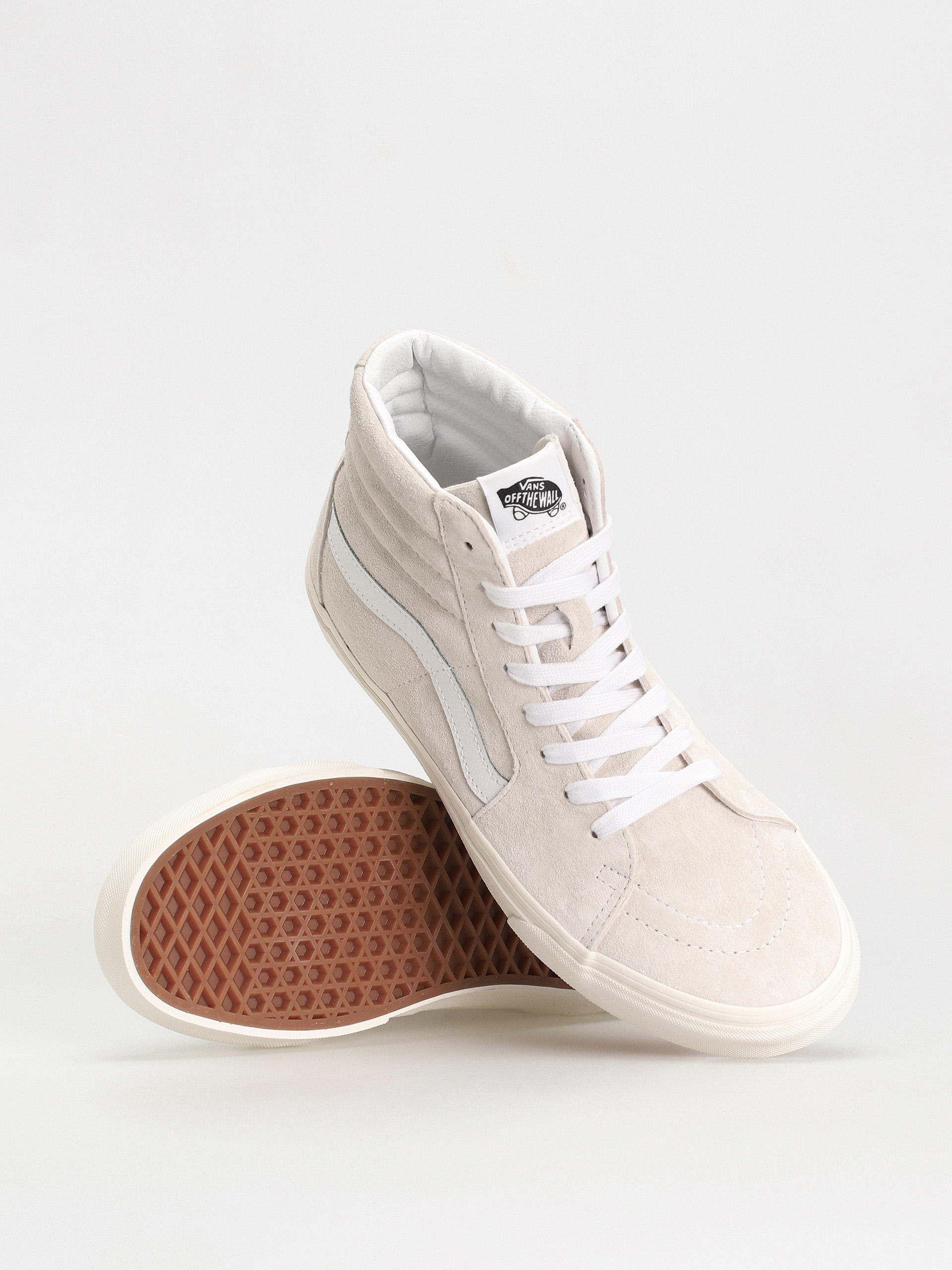 Vans Sk8 Hi Shoes (pig suede blanc de blanc)