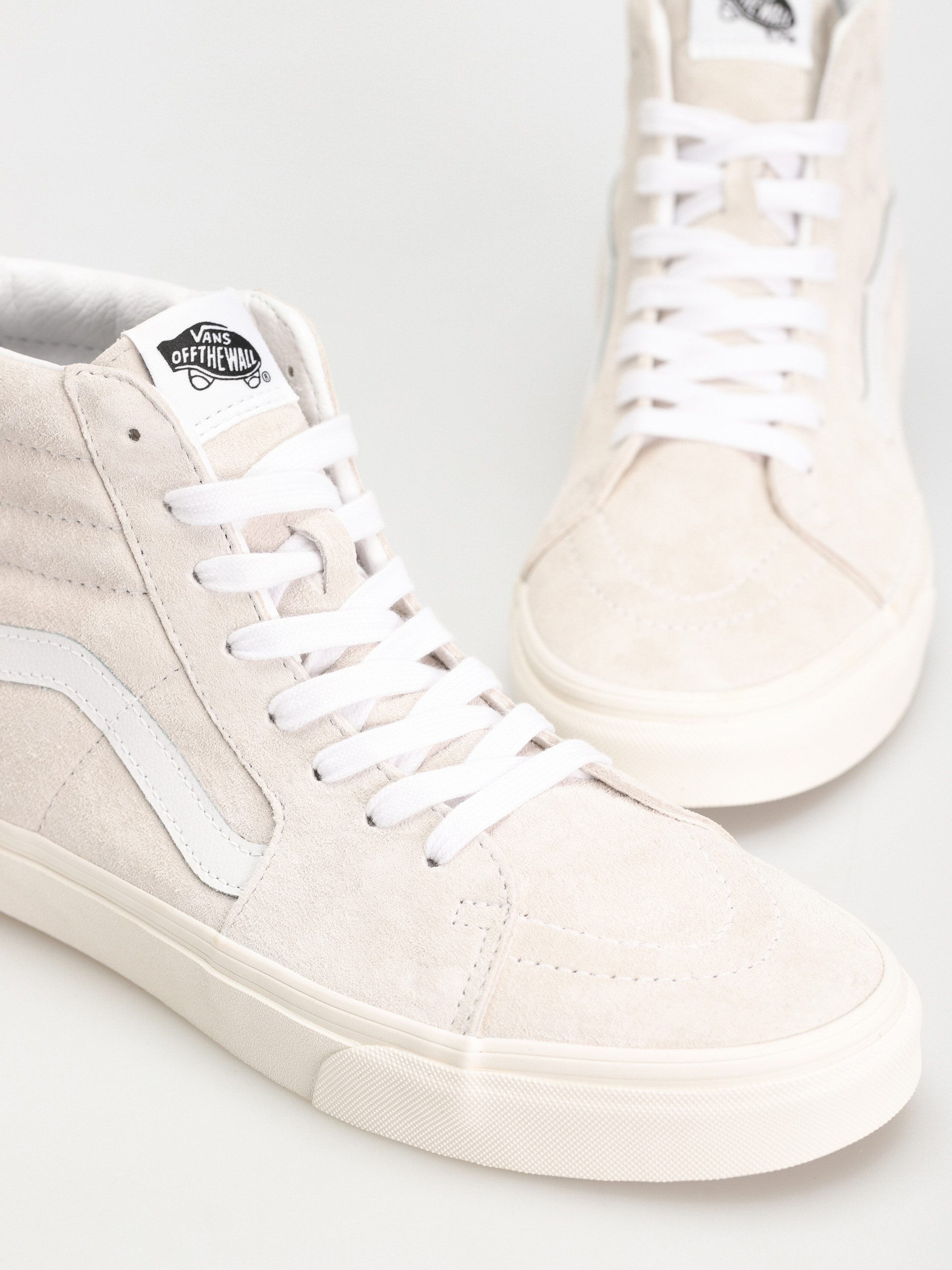 Vans Sk8 Hi Shoes (pig suede blanc de blanc)