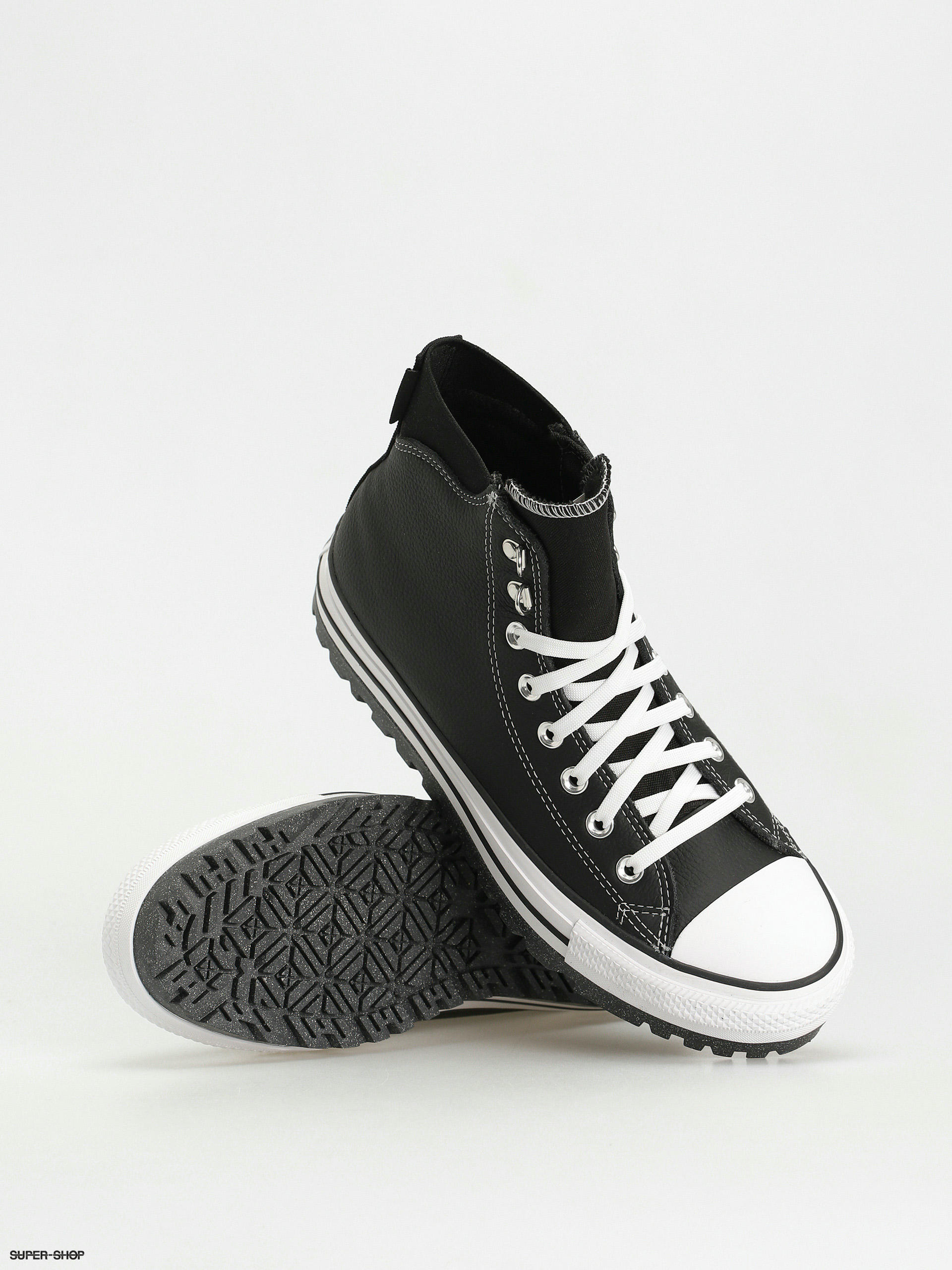 Black and outlet silver converse