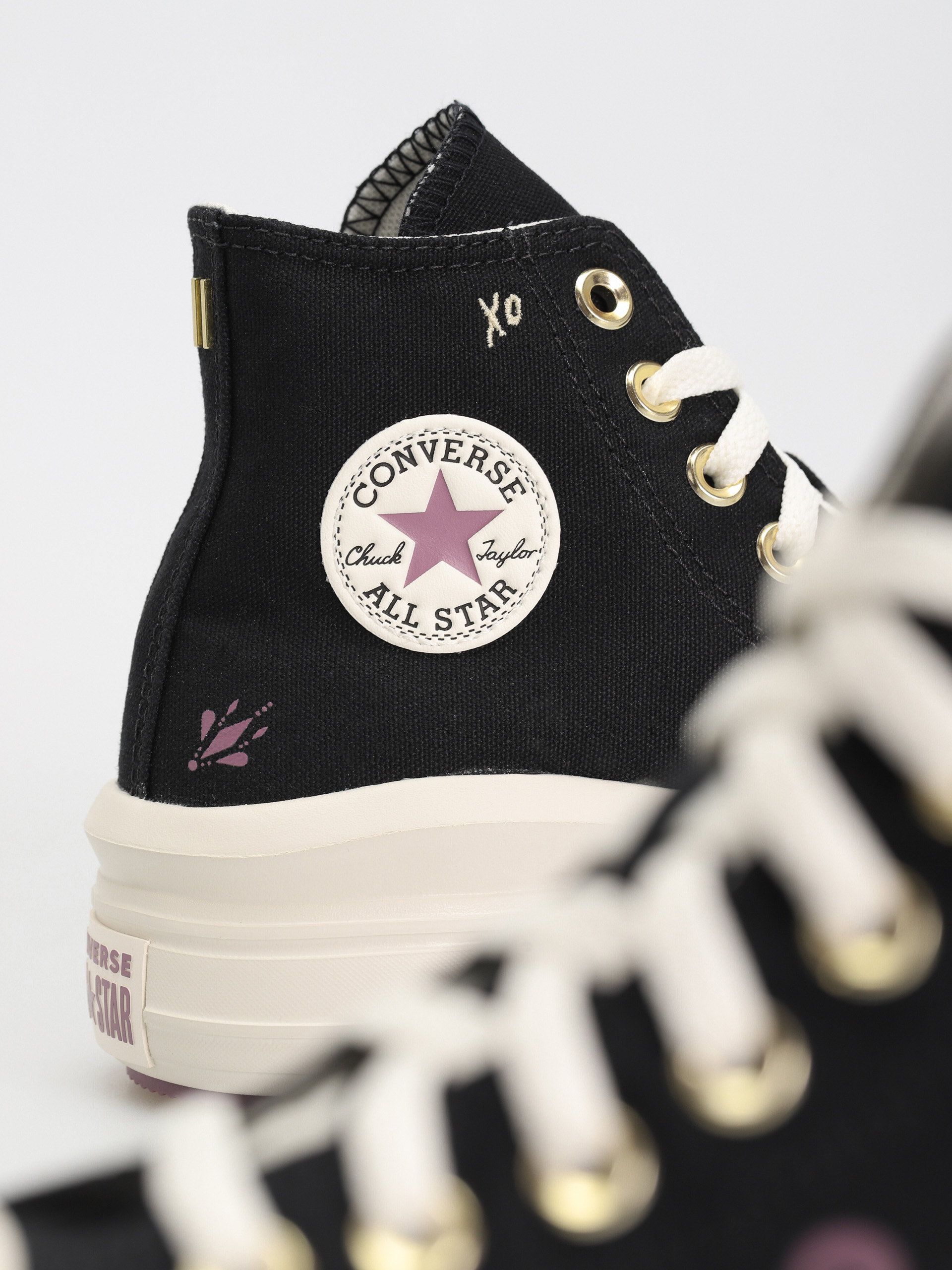 Converse Chuck Taylor All Star Move Hi Shoes Wmn (black/dreamy dahlia/egret)