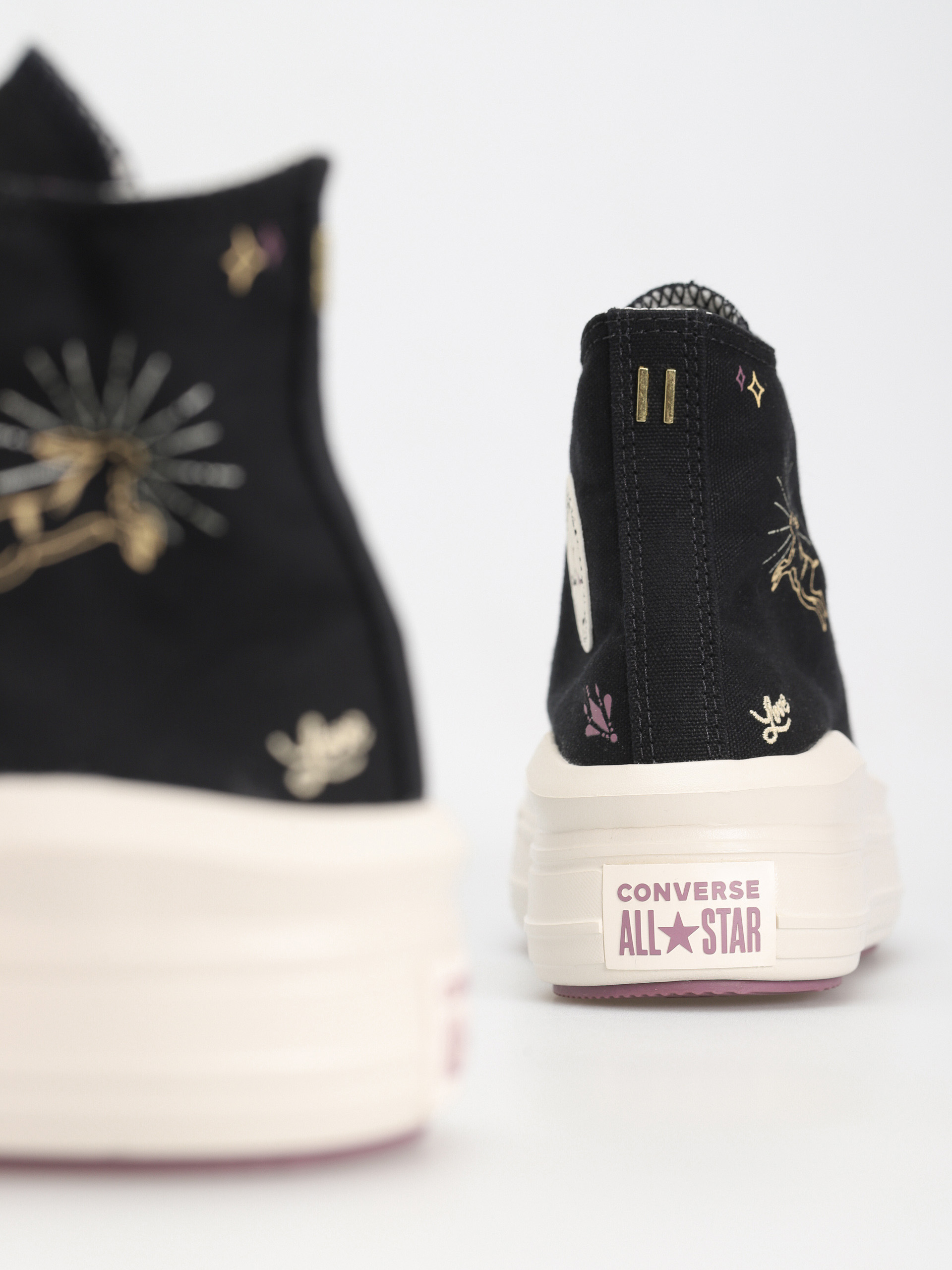 Converse Chuck Taylor All Star Move Hi Shoes Wmn (black/dreamy dahlia/egret)