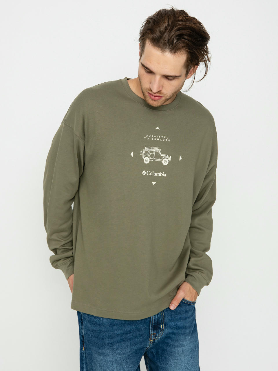 Columbia Duxbery Longsleeve (stone green/overlander)