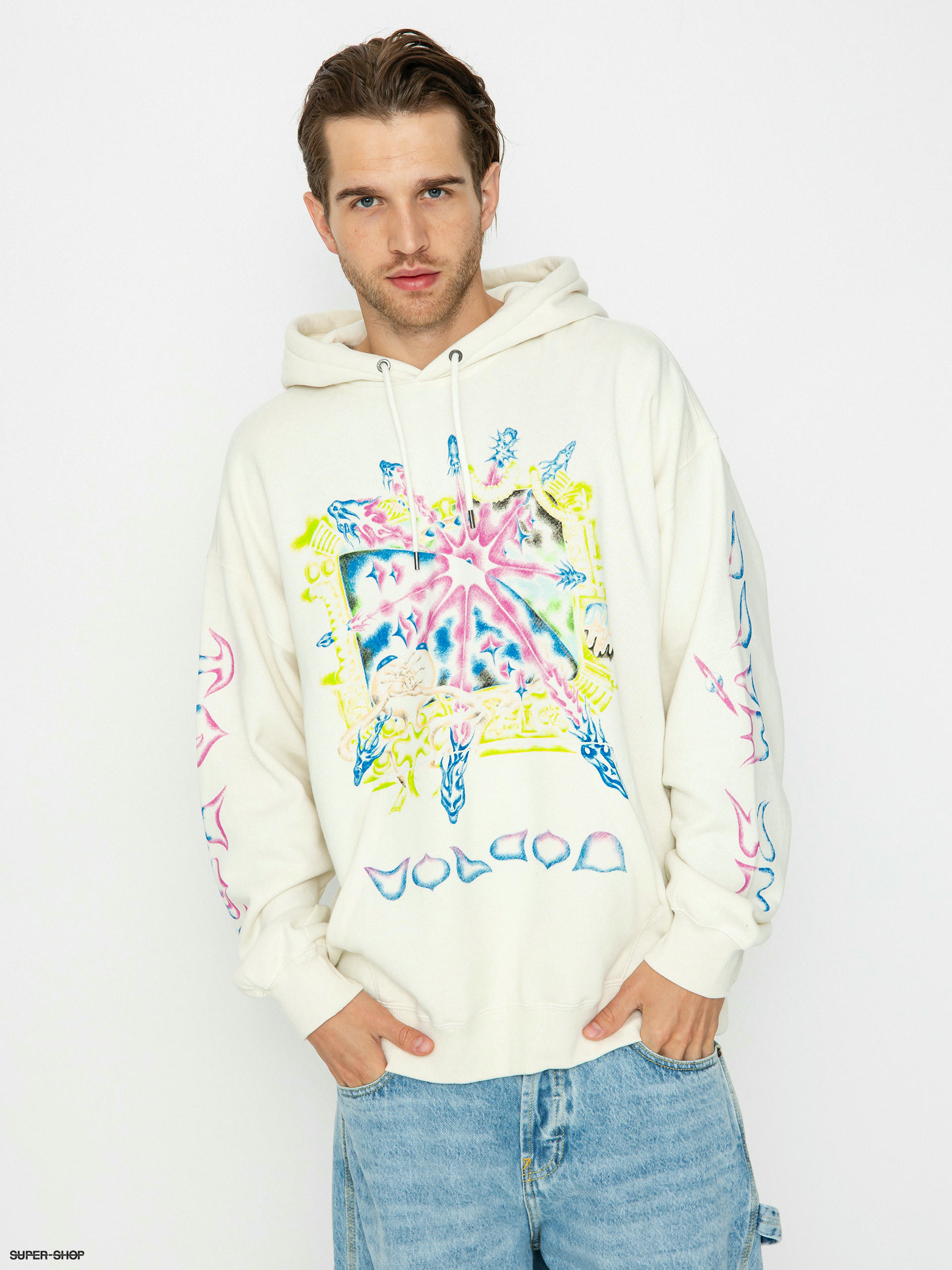 Off white color clearance hoodie